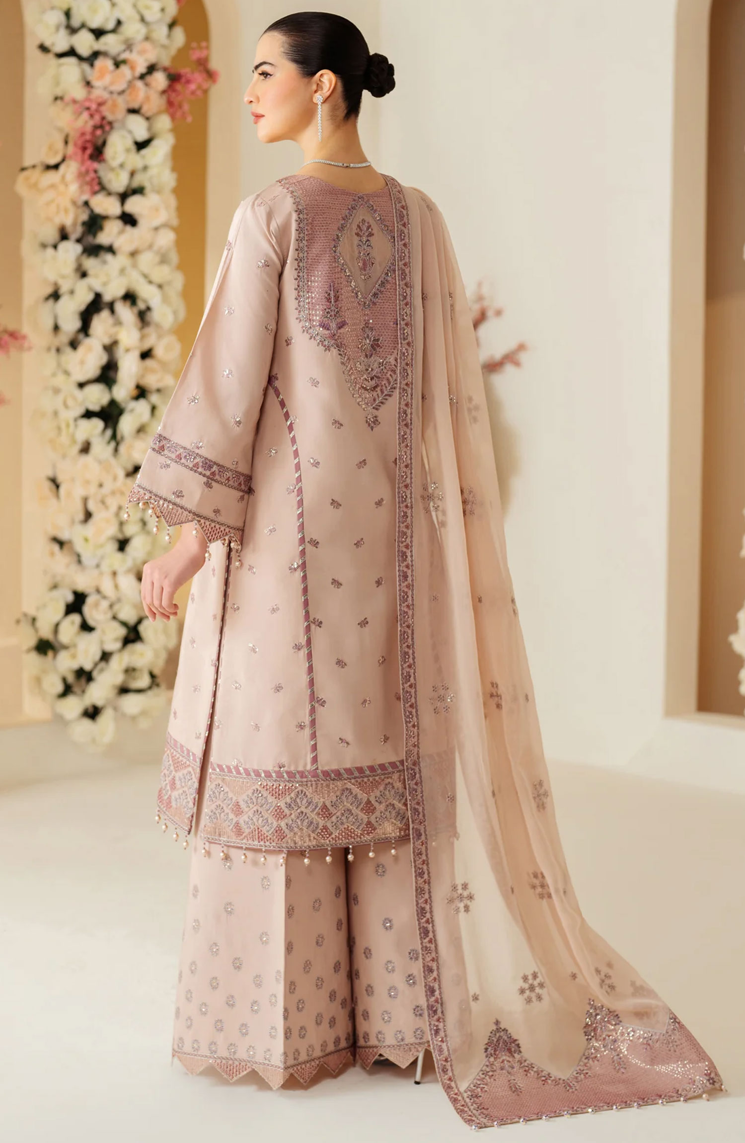 Alizeh Luxe Raw Silk Unstitched Collection 2024 - AF-RS-08-Taffy