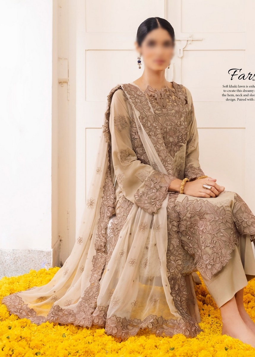 AL 09 Farsana Iznik Aashiaan Festive Lawn Collection 2023