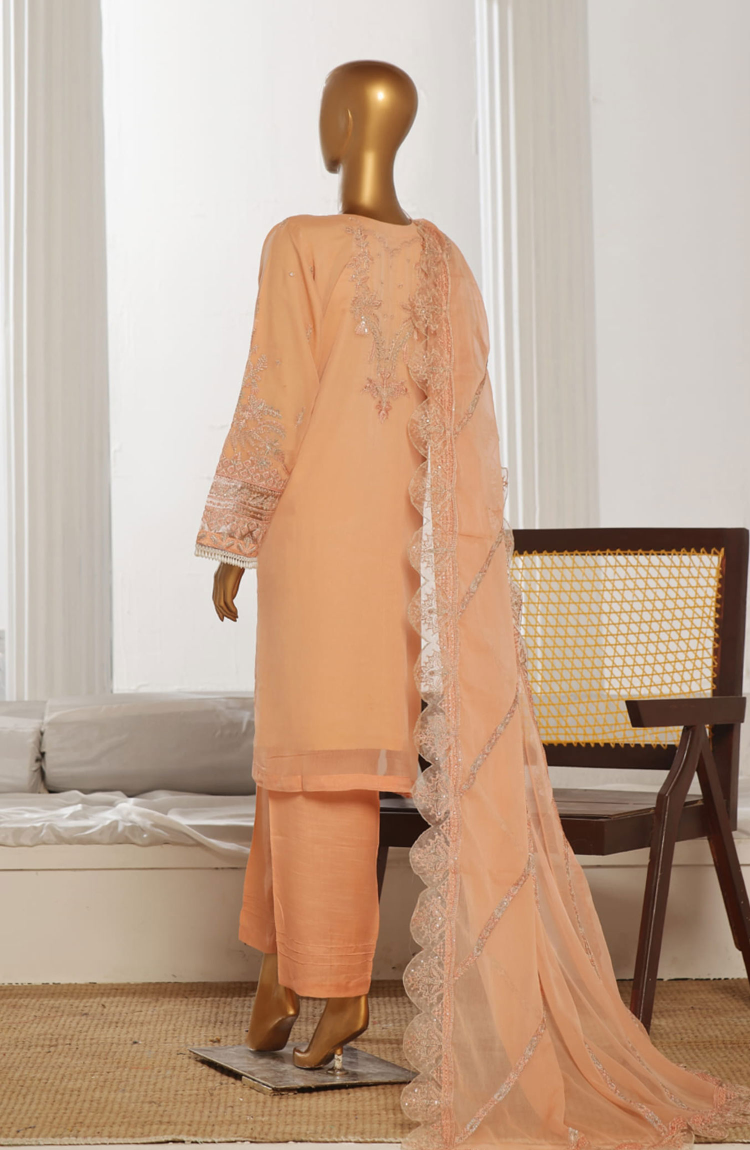 Arzoo Luxury Chiffon Embroidered Unstitch Collection - ALCC 01