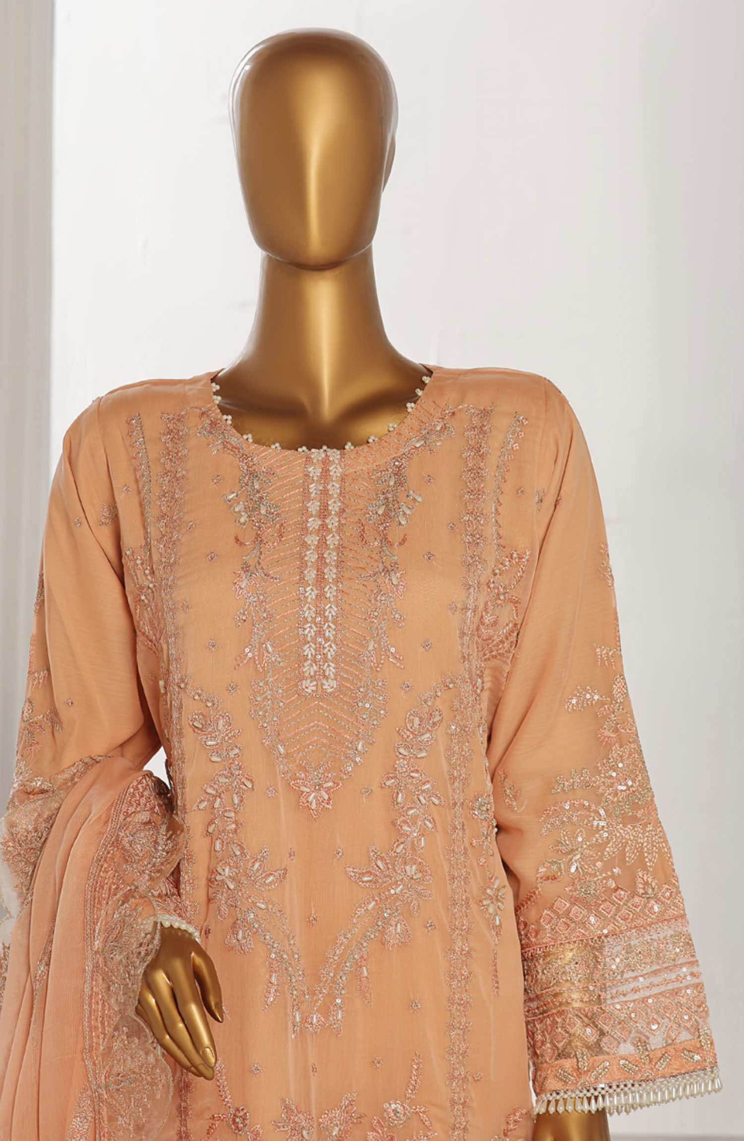 Arzoo Luxury Chiffon Embroidered Unstitch Collection - ALCC 01