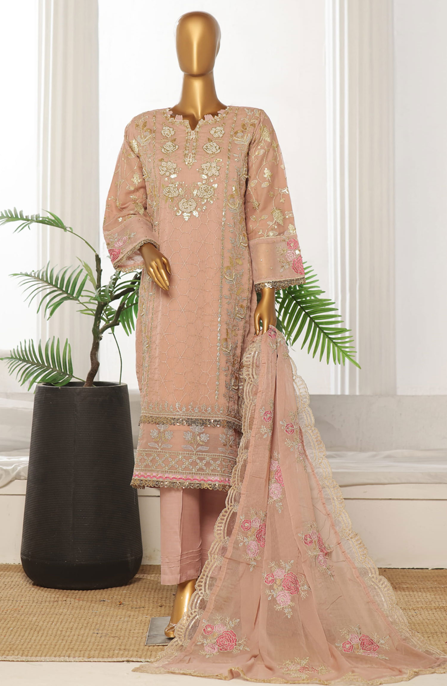 Arzoo Luxury Chiffon Embroidered Unstitch Collection - ALCC 05