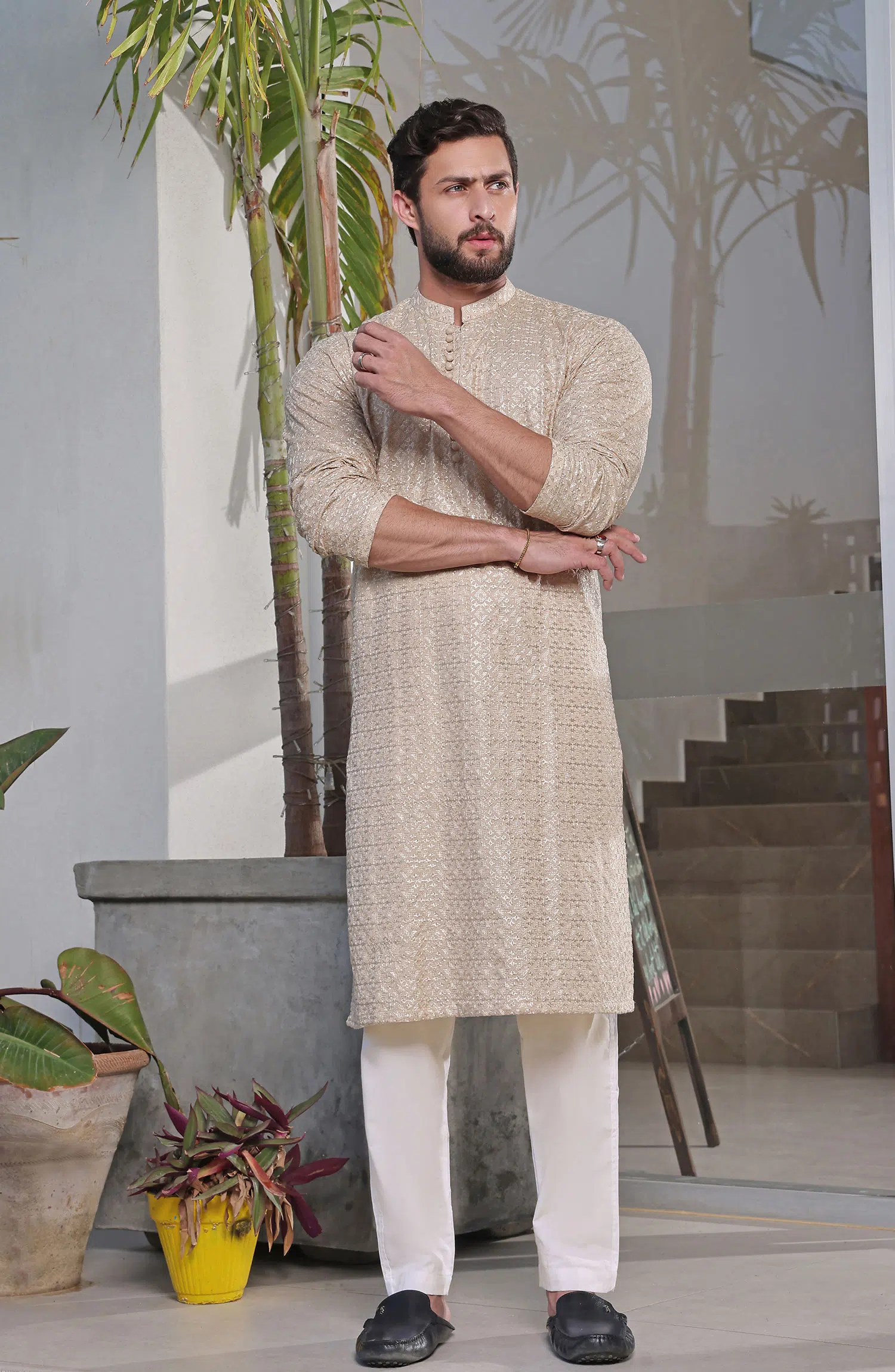 TGM Fancy Kurta Pyjama Collection - Almond Aura