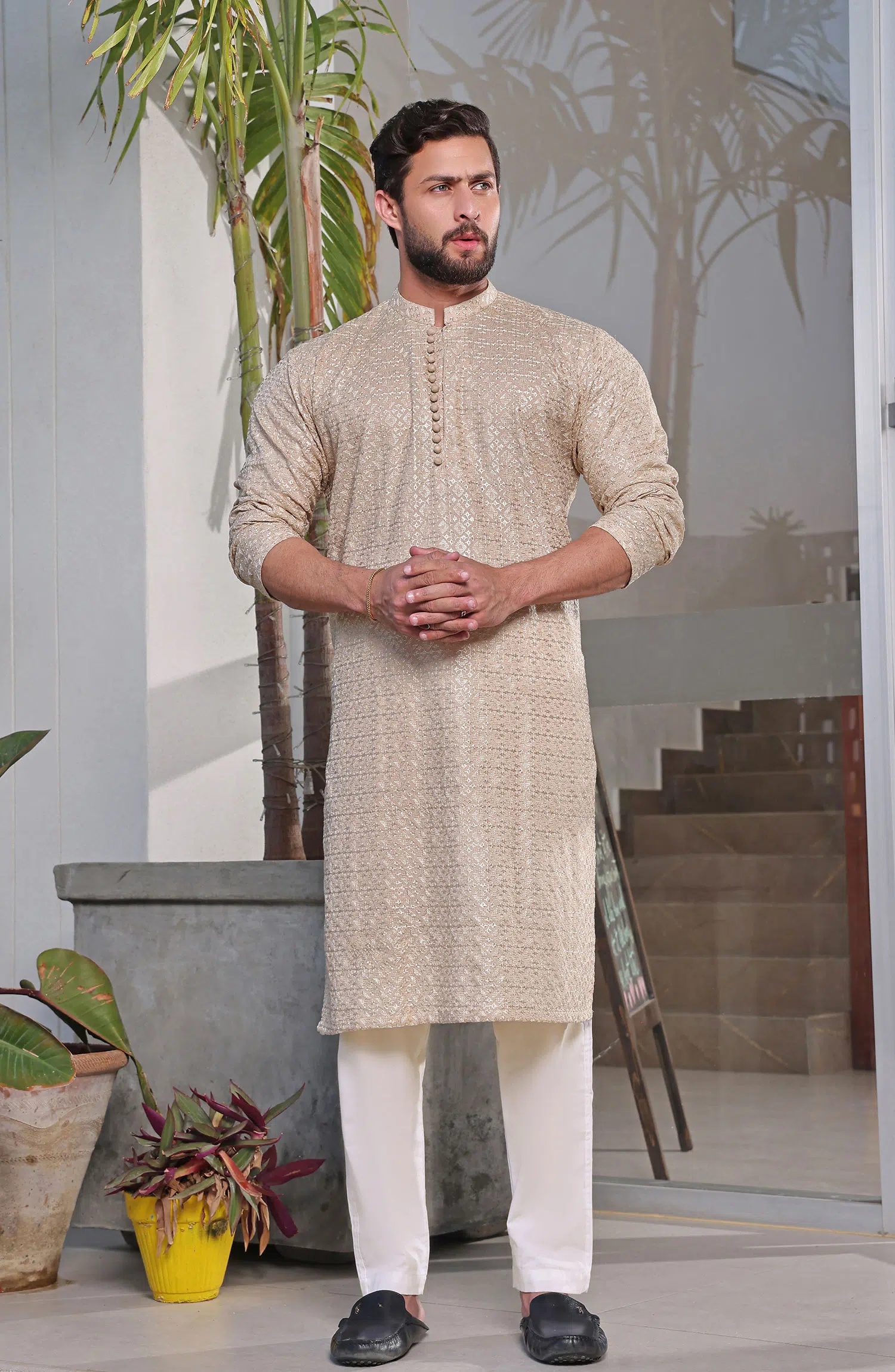 TGM Fancy Kurta Pyjama Collection - Almond Aura