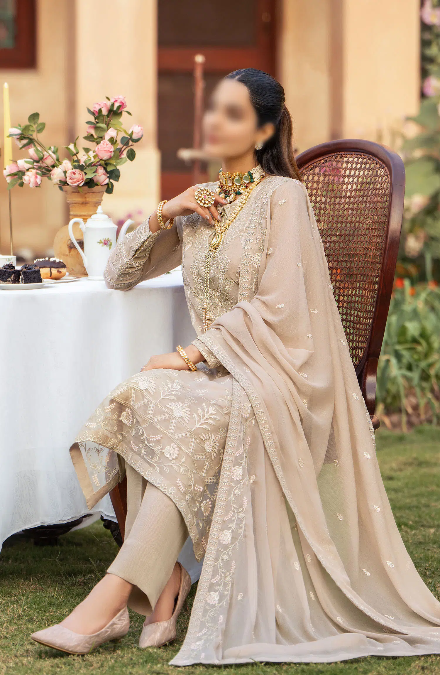 Merakish Unstitched Luxury Chiffon Formal Collection 2024 - AMAL