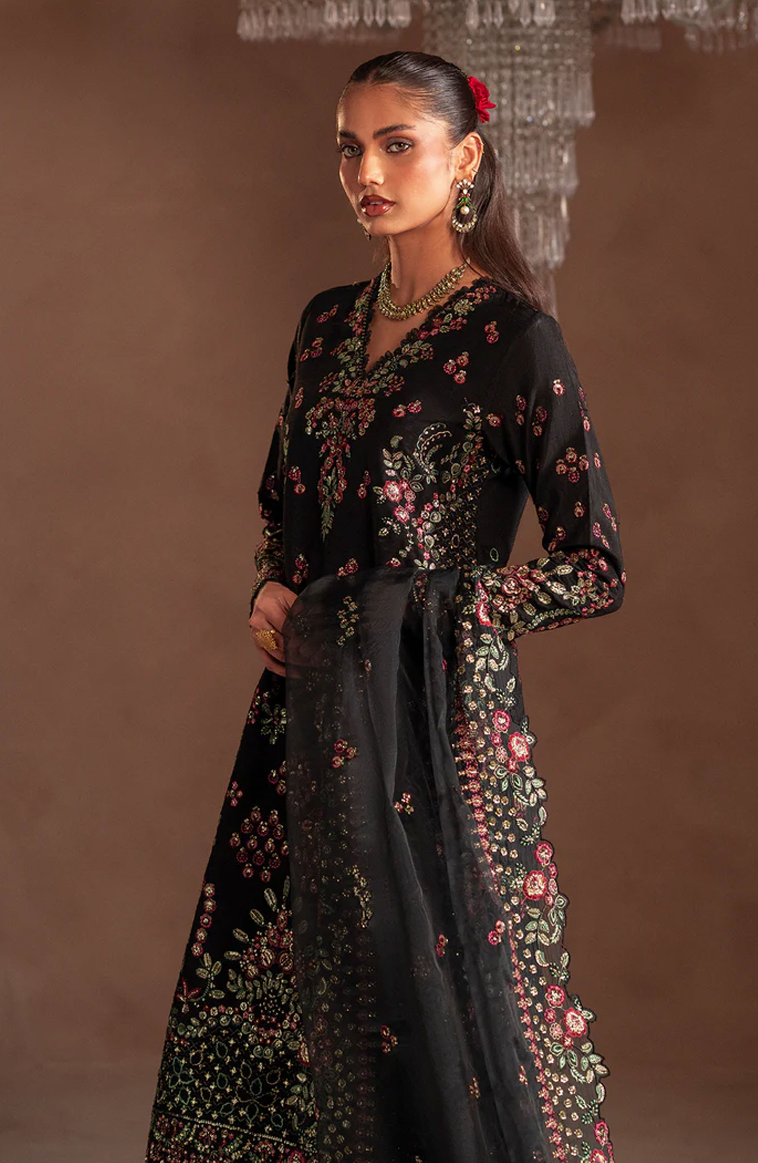 Emaan Adeel Selene Unstitched Raw Silk Collection - Amarae