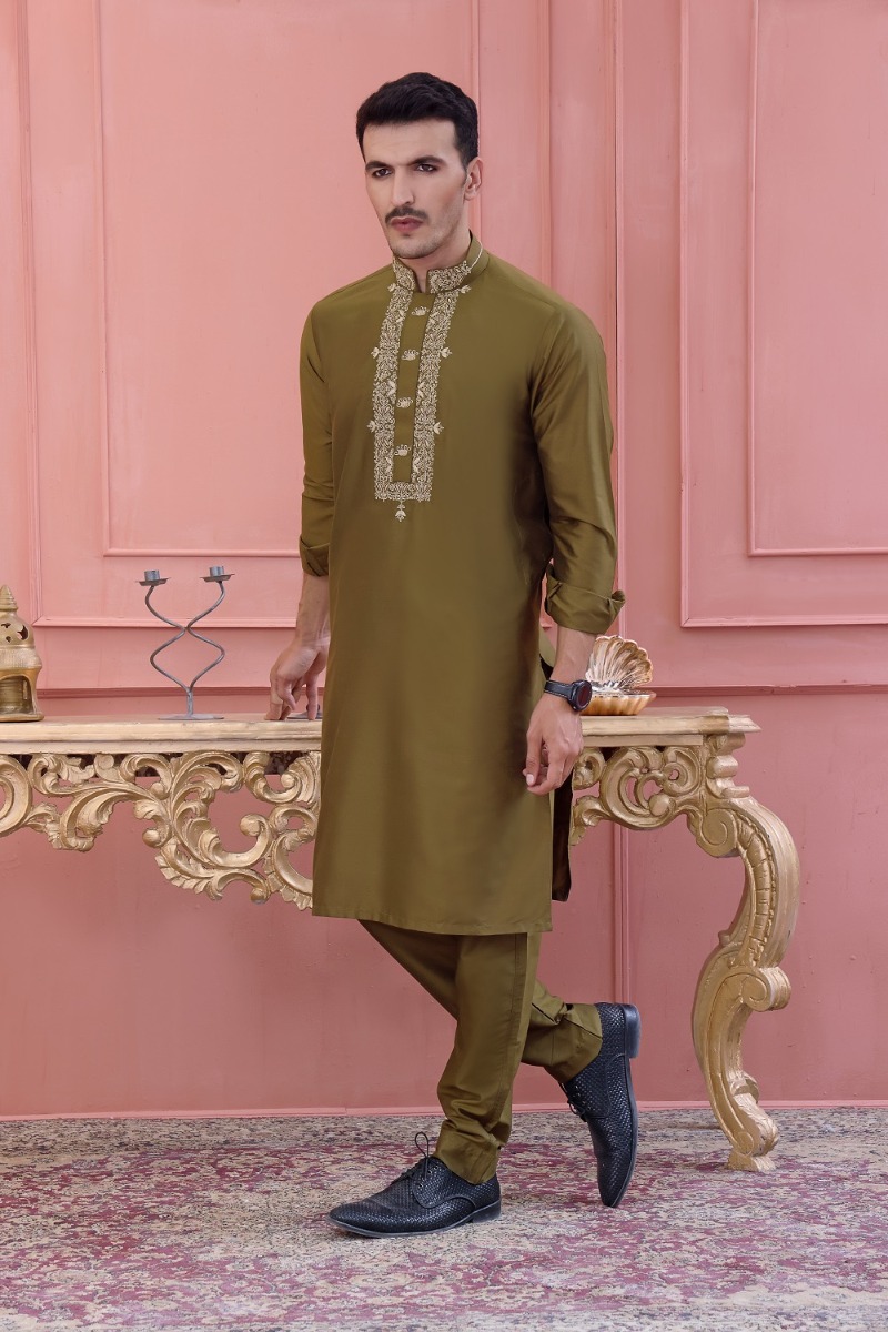 TGM Fancy Shalwar Kameez Amazon Stone