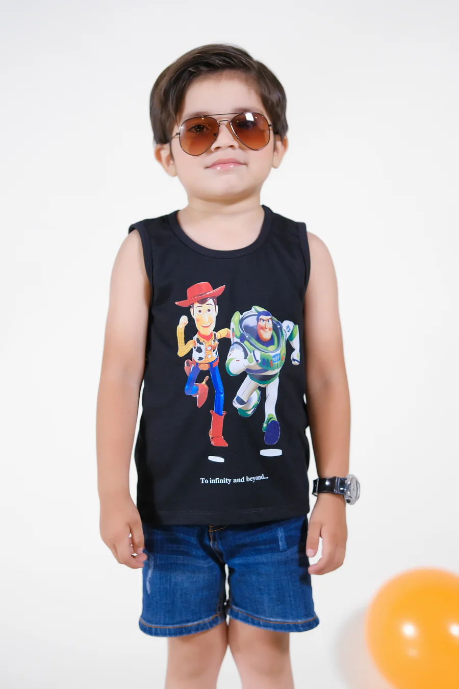 Toy Story Printed Sandos For Boys - Black