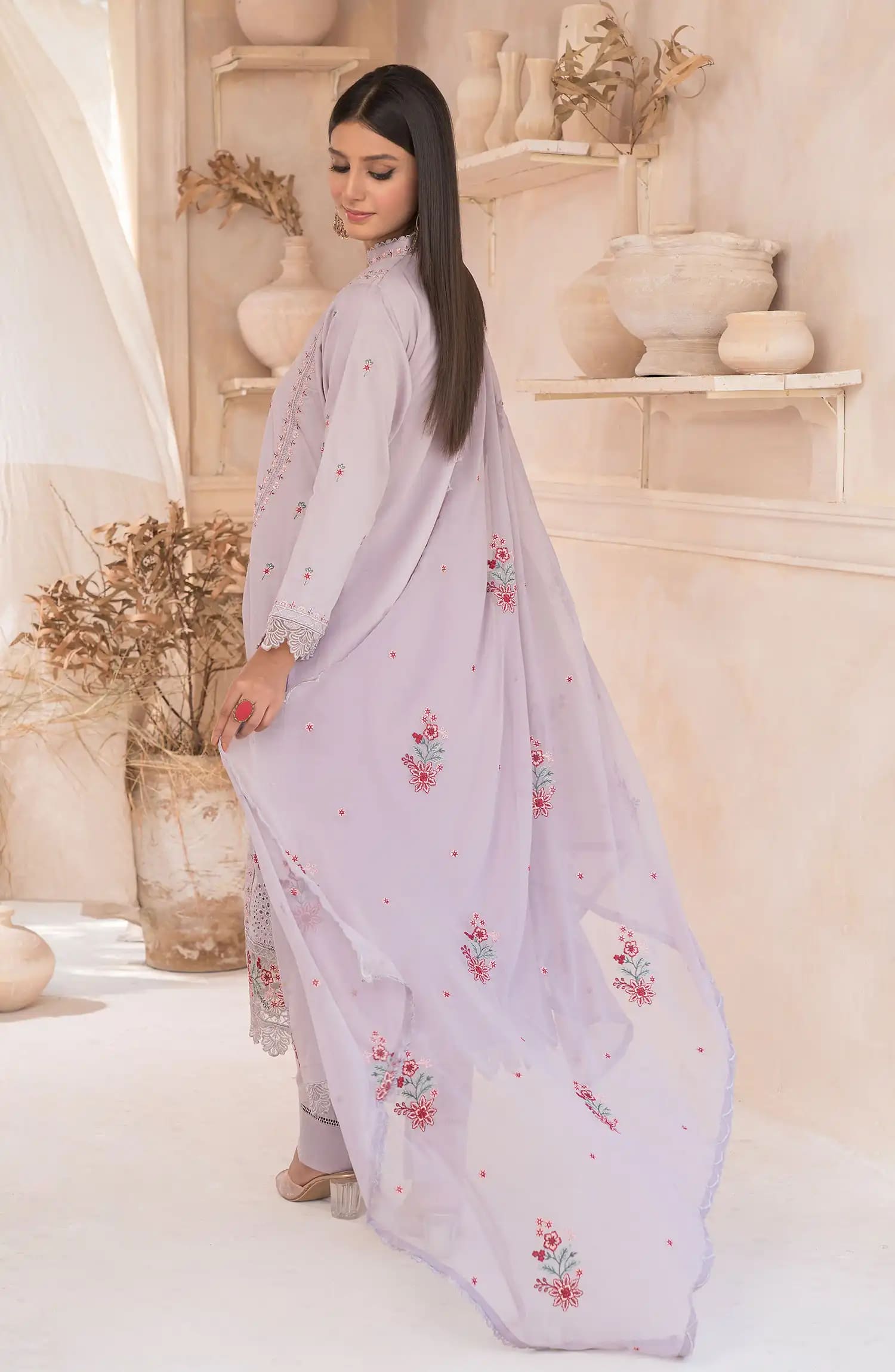 Roop Rang Stitched Collection By AL Harir Apparel-Ayaana Lilac