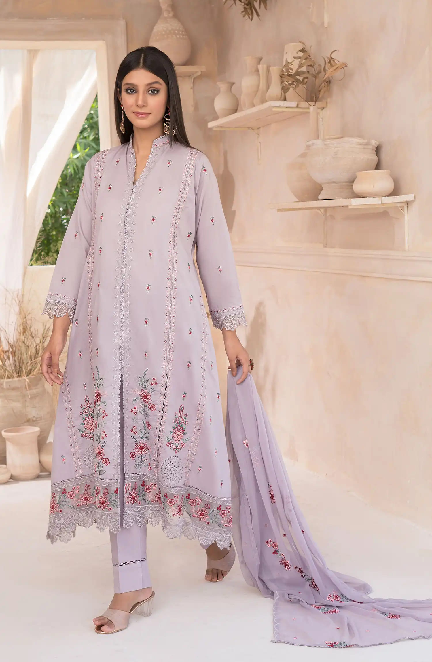 Roop Rang Stitched Collection By AL Harir Apparel-Ayaana Lilac