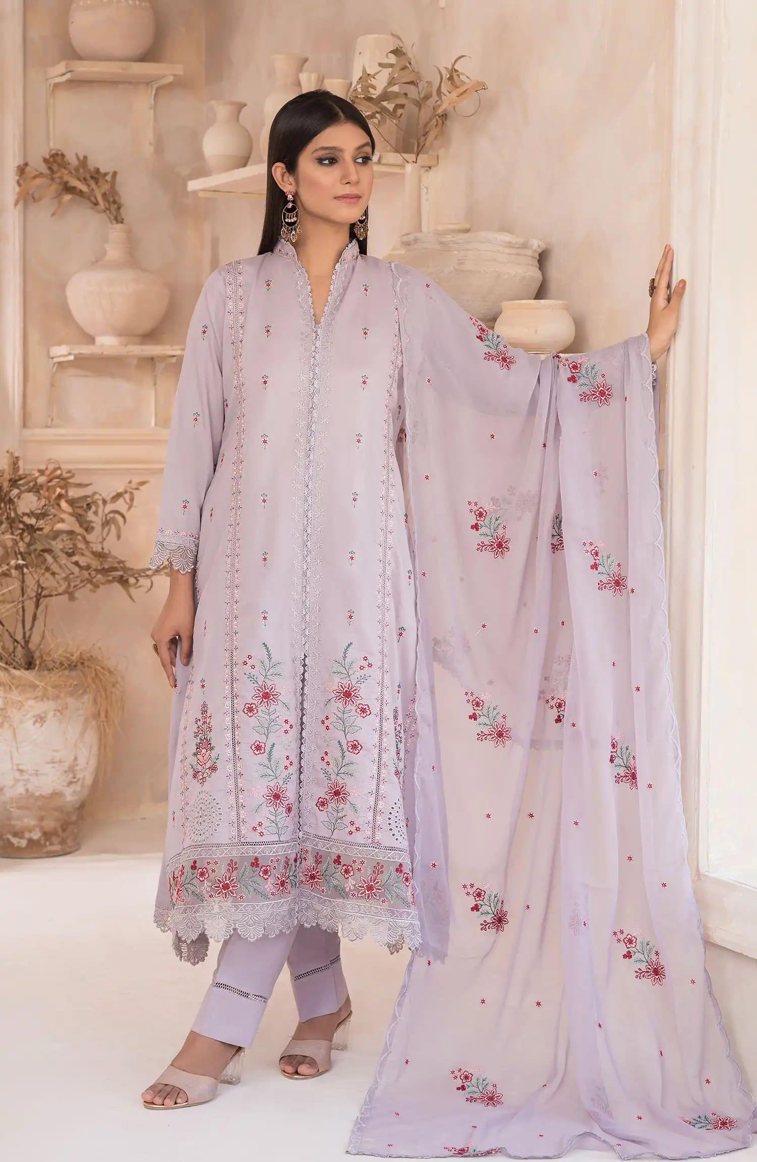 Roop Rang Stitched Collection By AL Harir Apparel-Ayaana Lilac