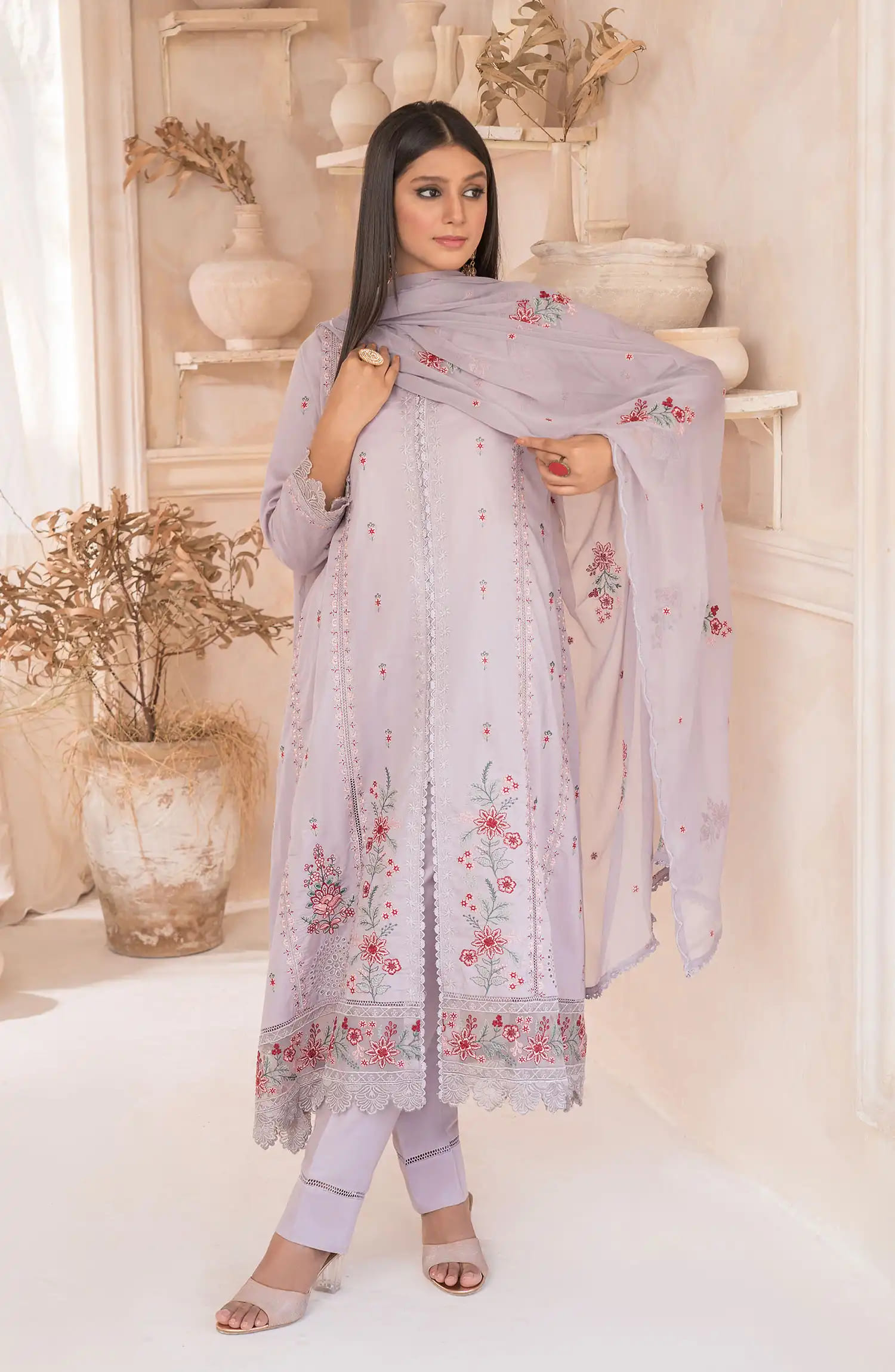 Roop Rang Stitched Collection By AL Harir Apparel-Ayaana Lilac