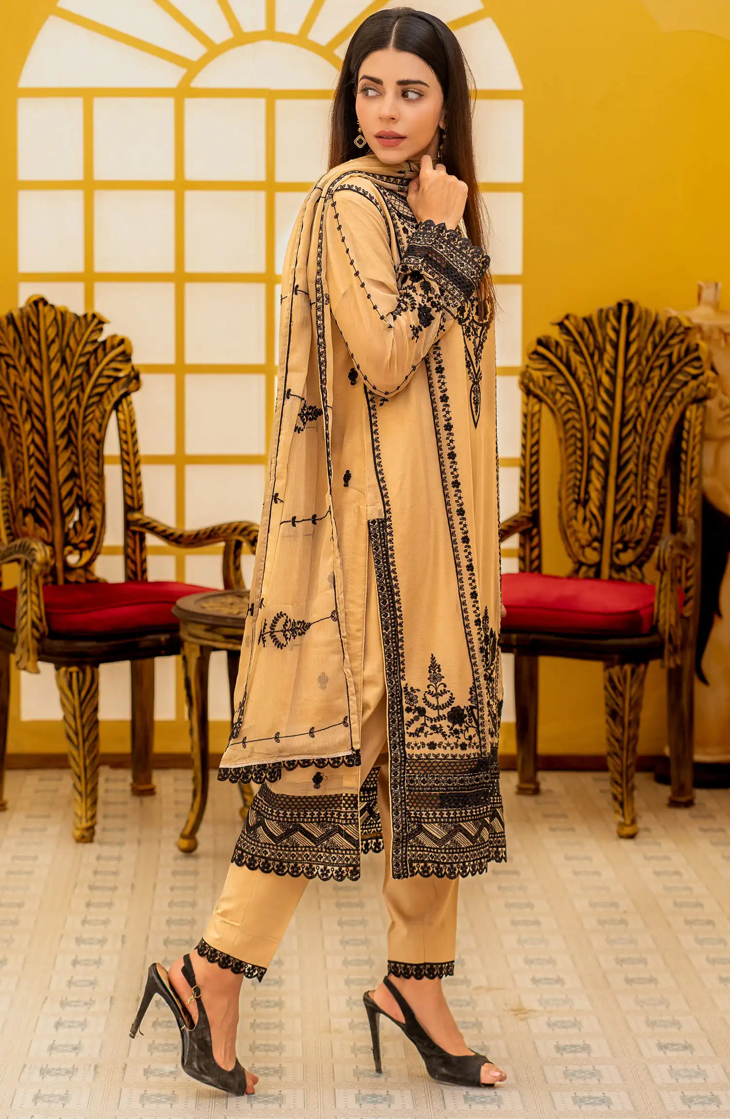 Roop Rang Stitched Collection By AL Harir Apparel-Ayeza Skin