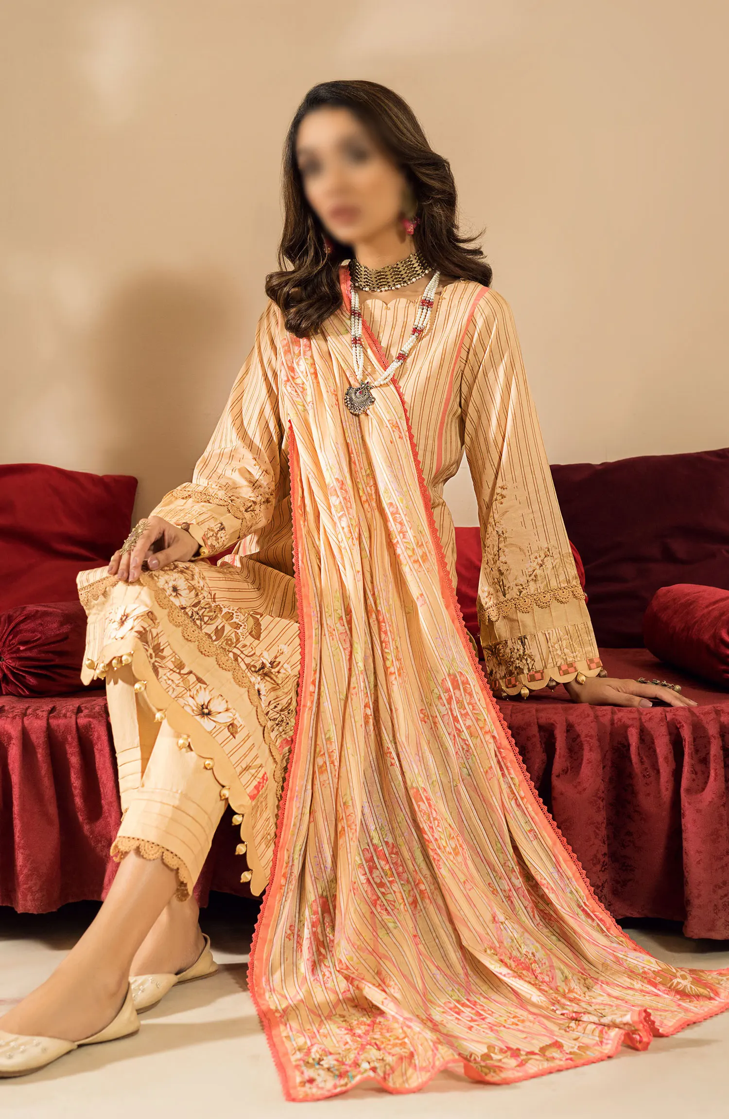 AL Zohaib Colors Digital Printed with Fancy Lawn Dupatta Collection Vol 02 - AZ 04