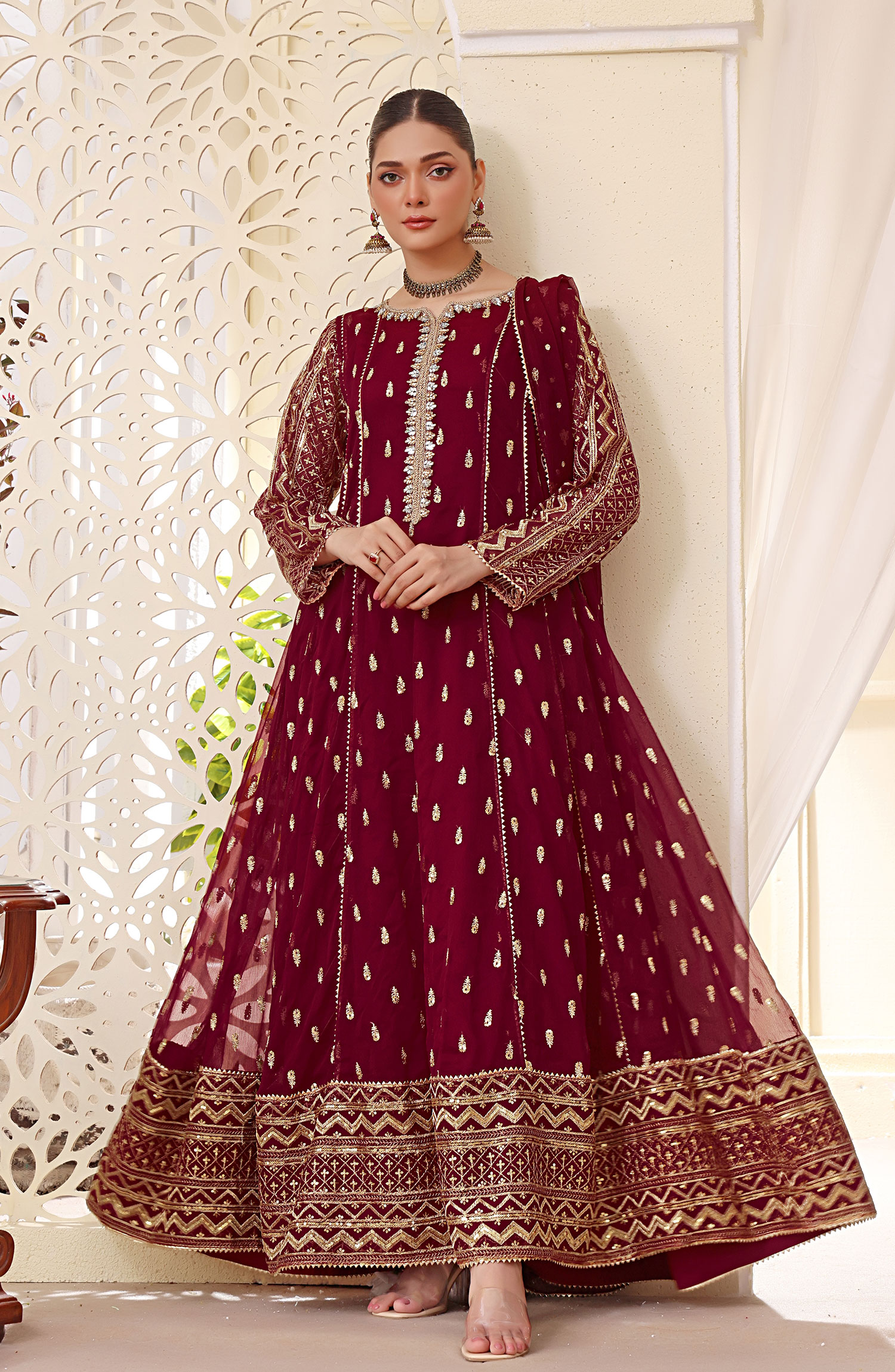 Rasm E Henna Pret Collection By Al Siyab - Bahaar Maroon