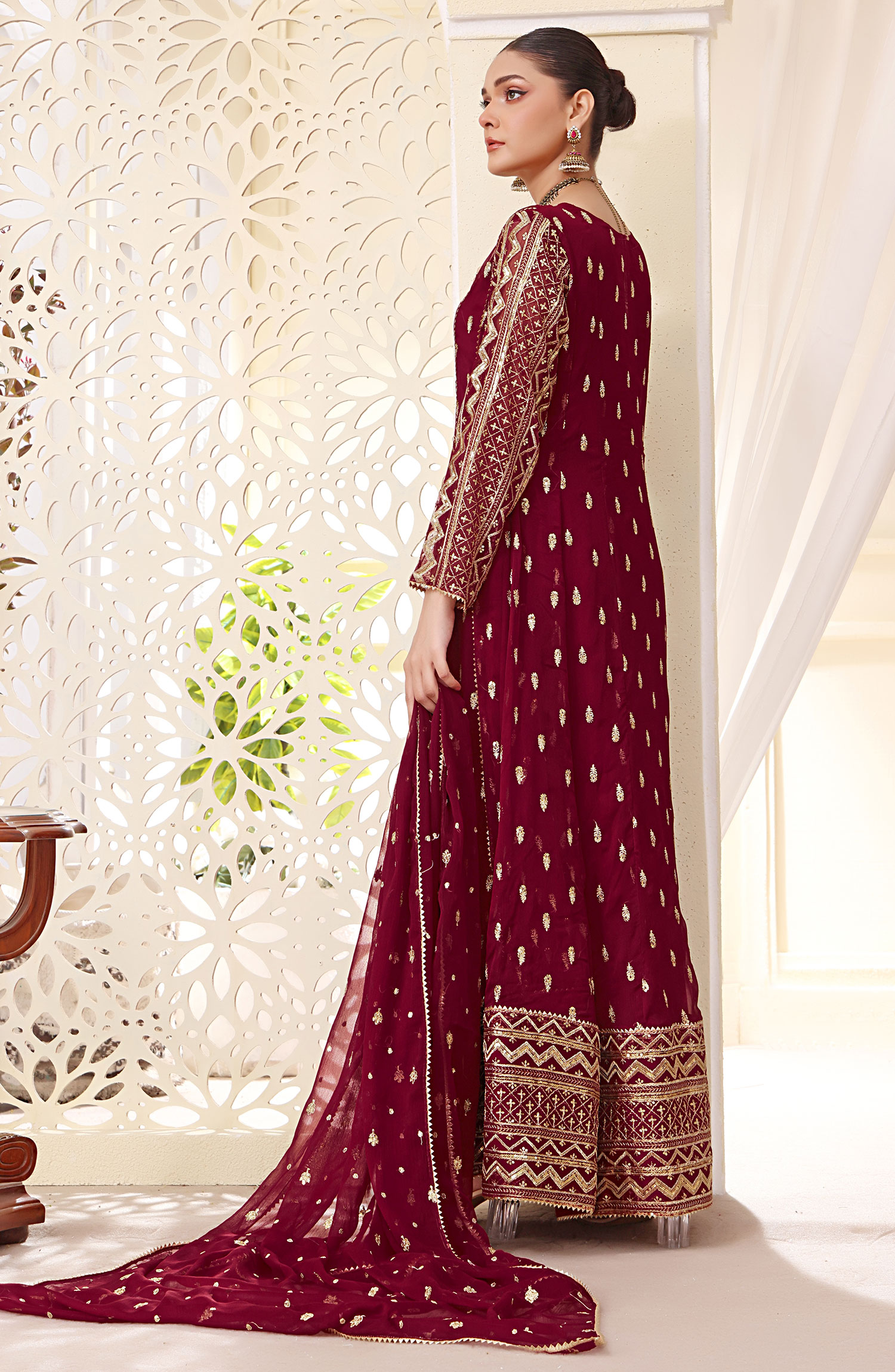 Rasm E Henna Pret Collection By Al Siyab - Bahaar Maroon