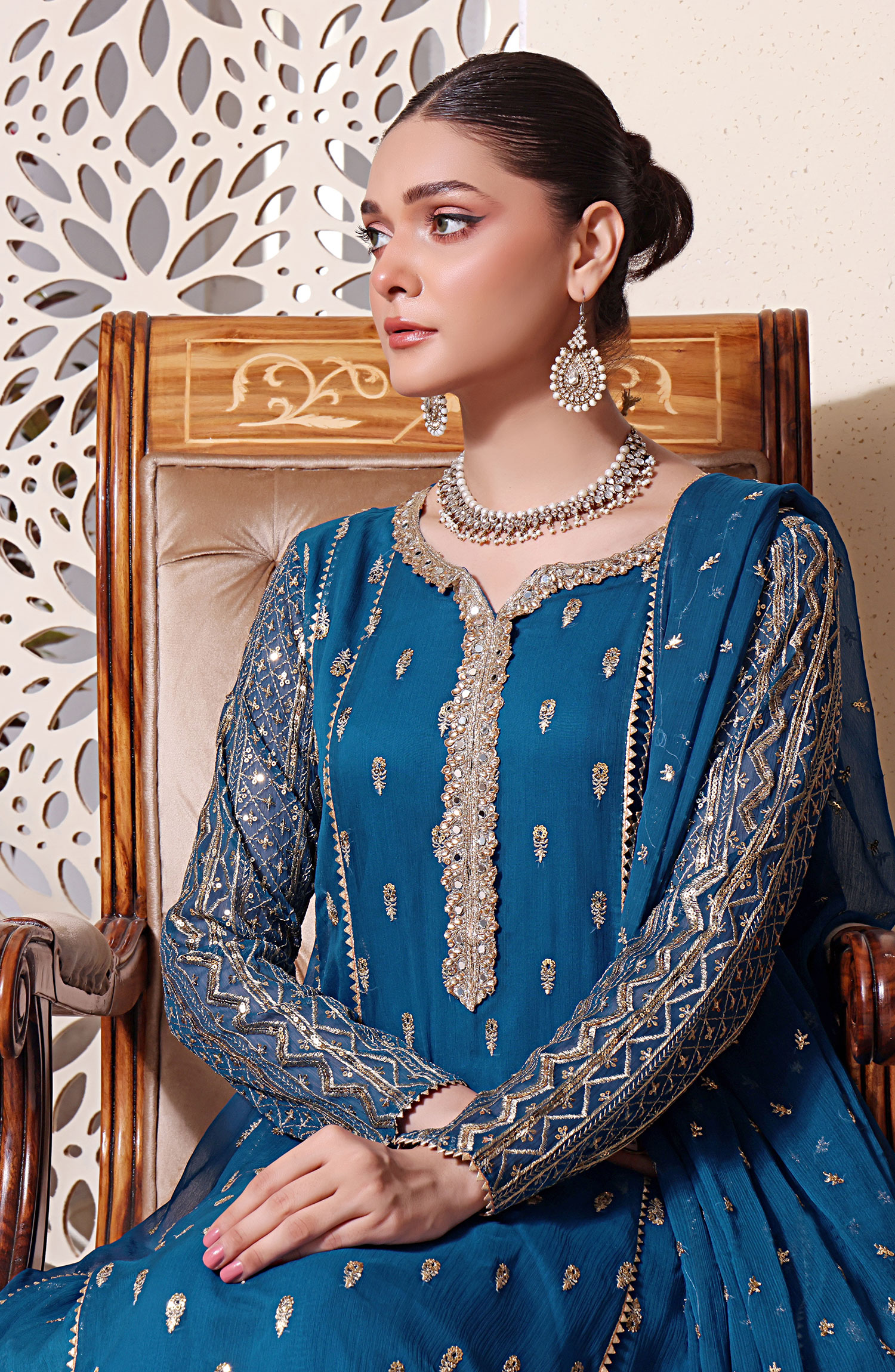 Rasm E Henna Pret Collection By Al Siyab - Bahaar Peacock