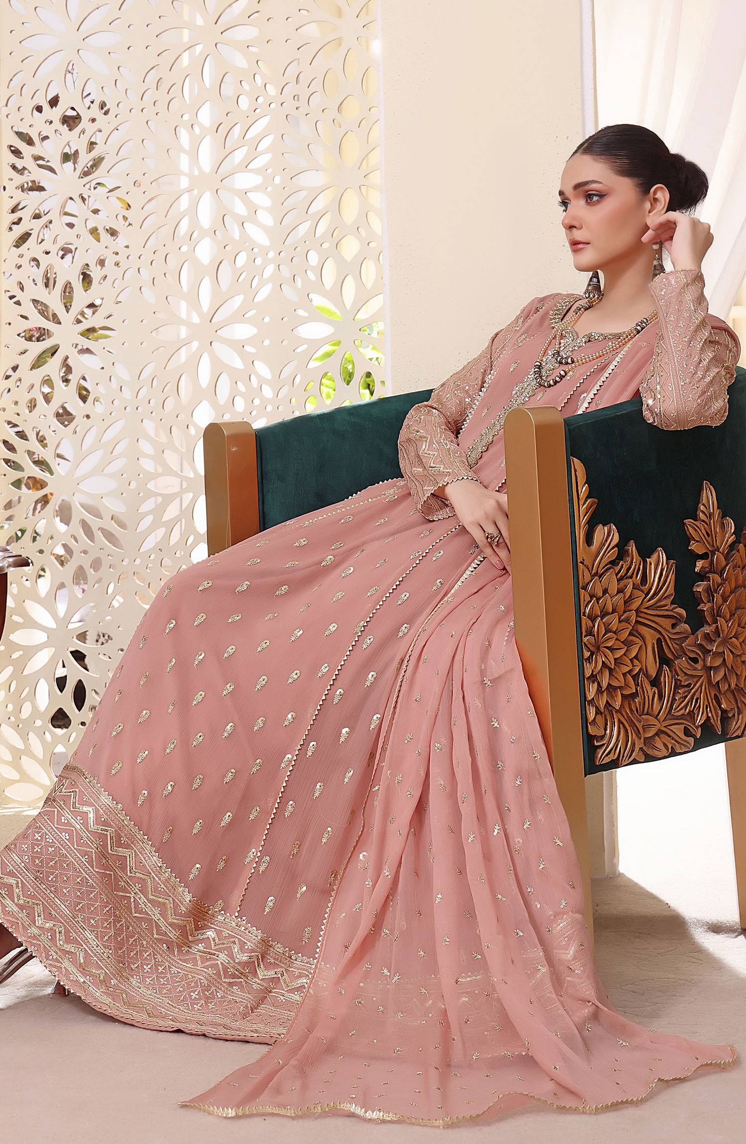 Rasm E Henna Pret Collection By Al Siyab - Bahaar Tea Pink