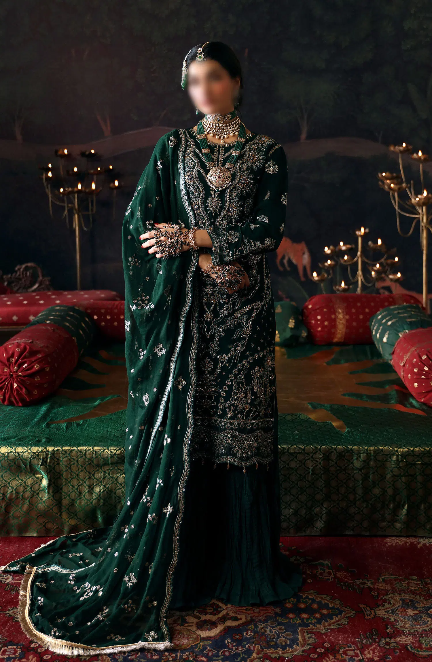 Devdas Exquisite Formal Wear By Emaan Adeel - BAIGAM BANO