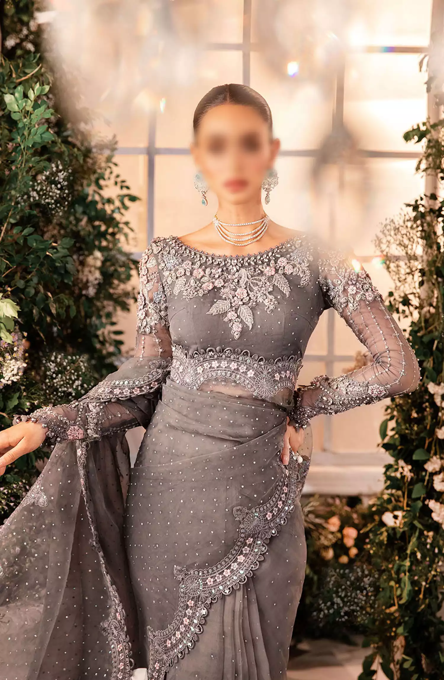 Maria B Unstitched Mbroidered Wedding Edit 2024 - BD-2902