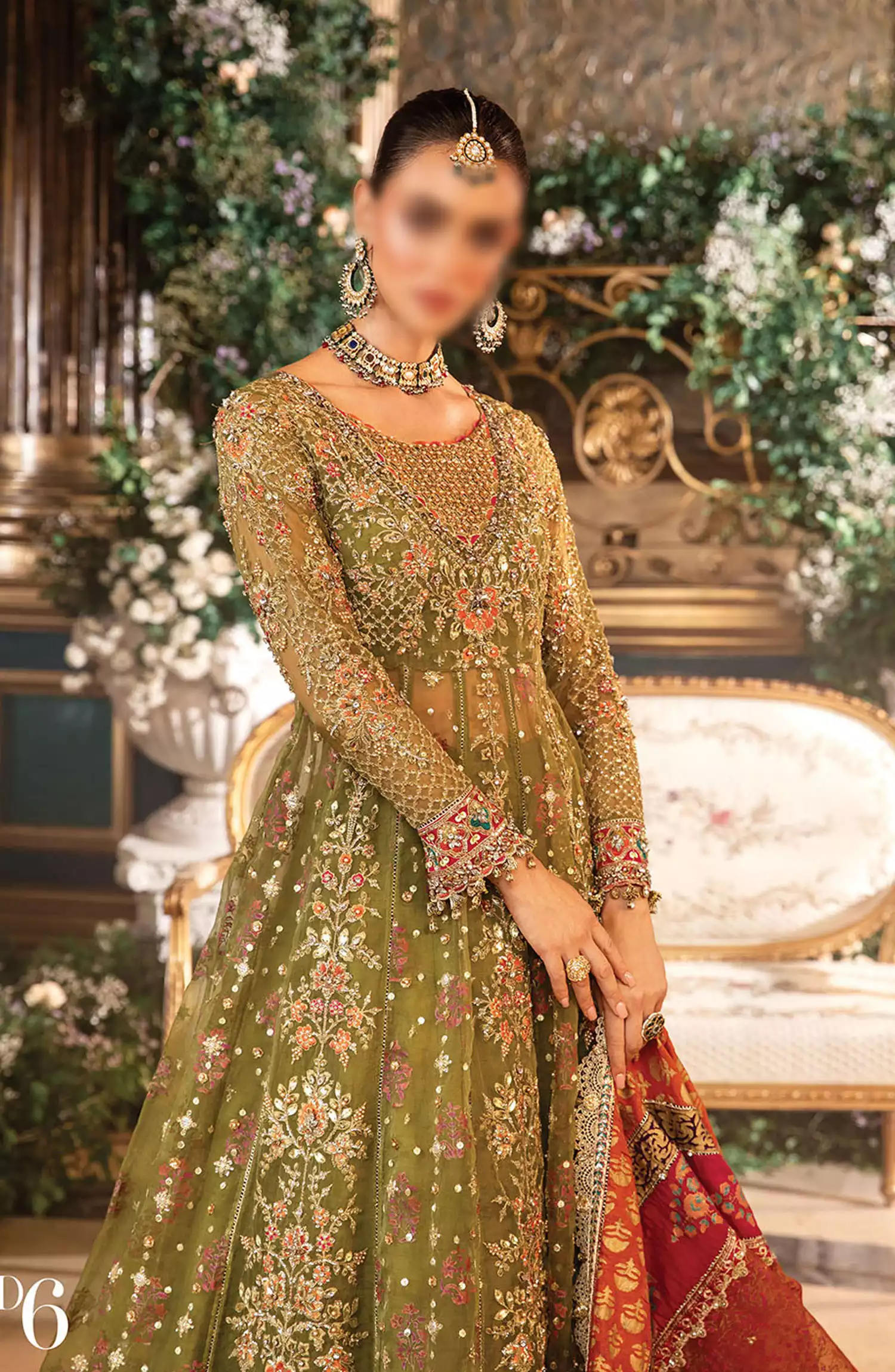 Maria B Unstitched Mbroidered Wedding Edit 2024 - BD-2906