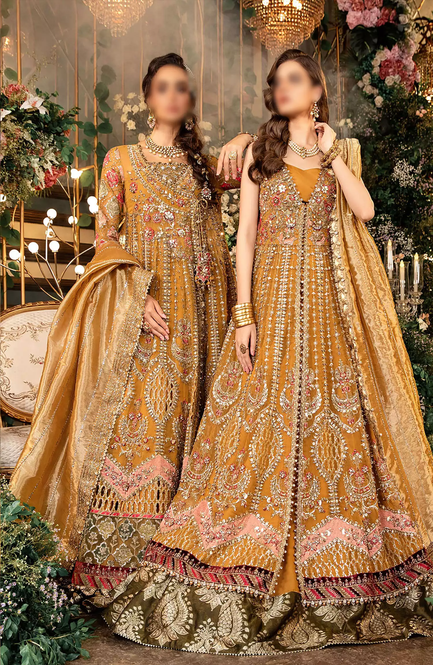 Maria B Unstitched Mbroidered Wedding Edit 2024 - BD-2907