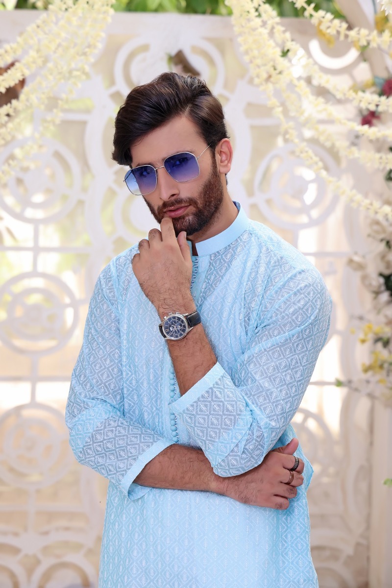 TGM Fancy Shalwar Kameez Blue Horizon