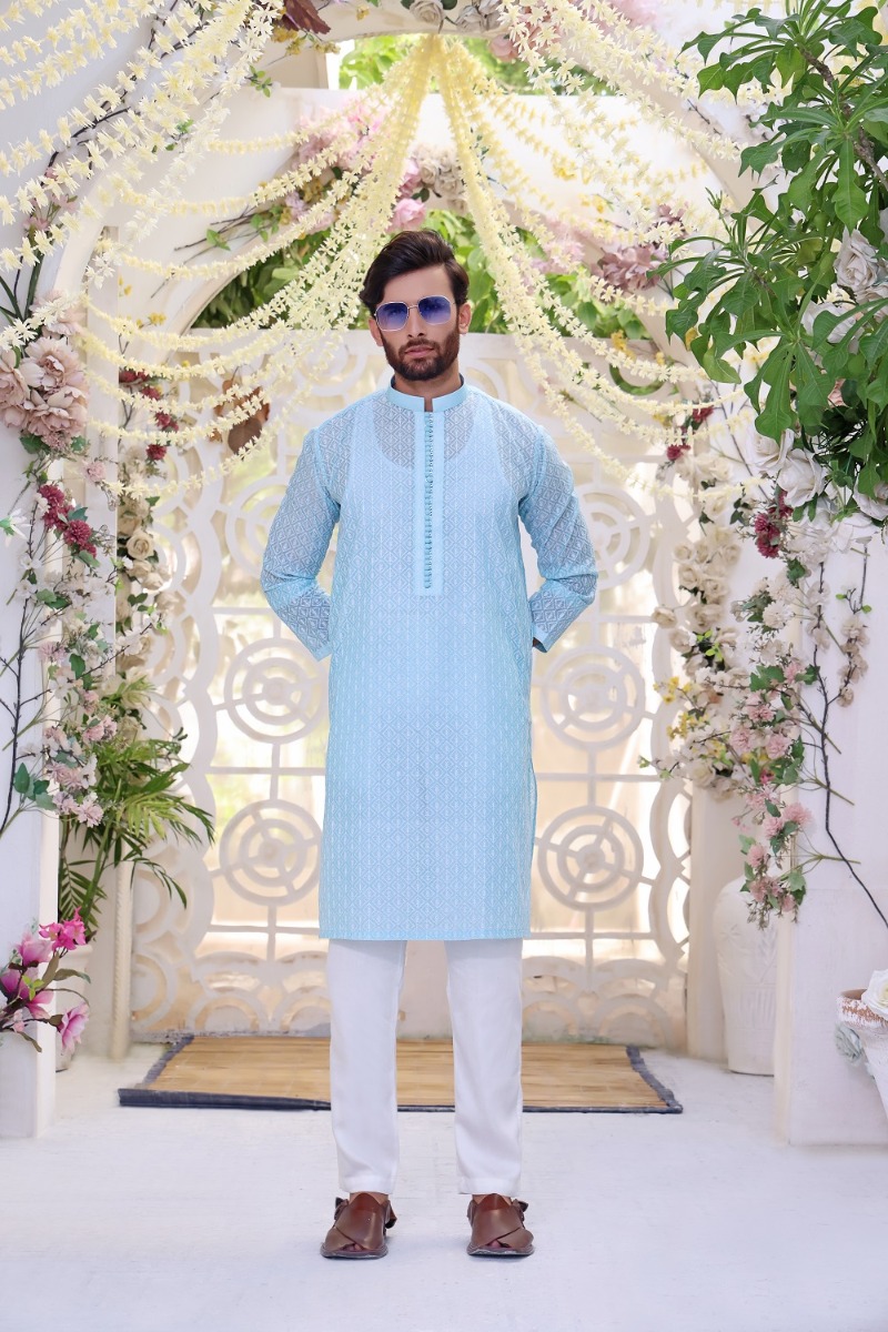 TGM Fancy Shalwar Kameez Blue Horizon