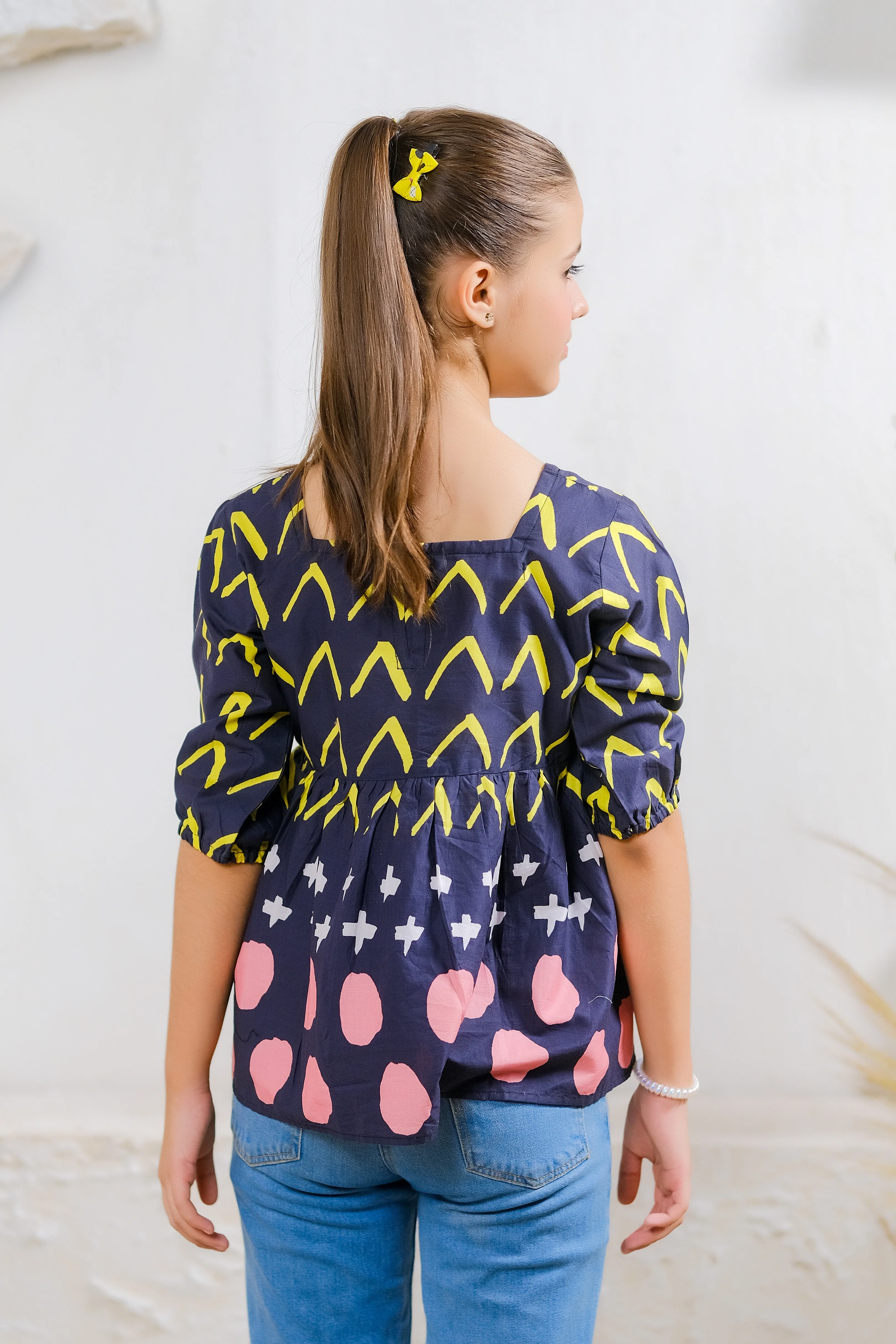 Kids Shirts & Tops - Bright Chevron & Dot Dress