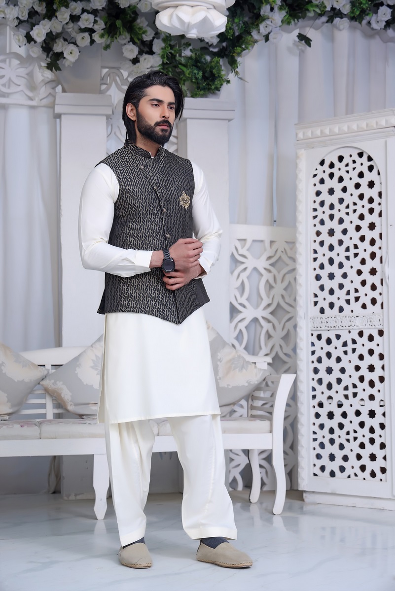 Buckwheat TGM Eid Waist Coats 3 pcs Collection