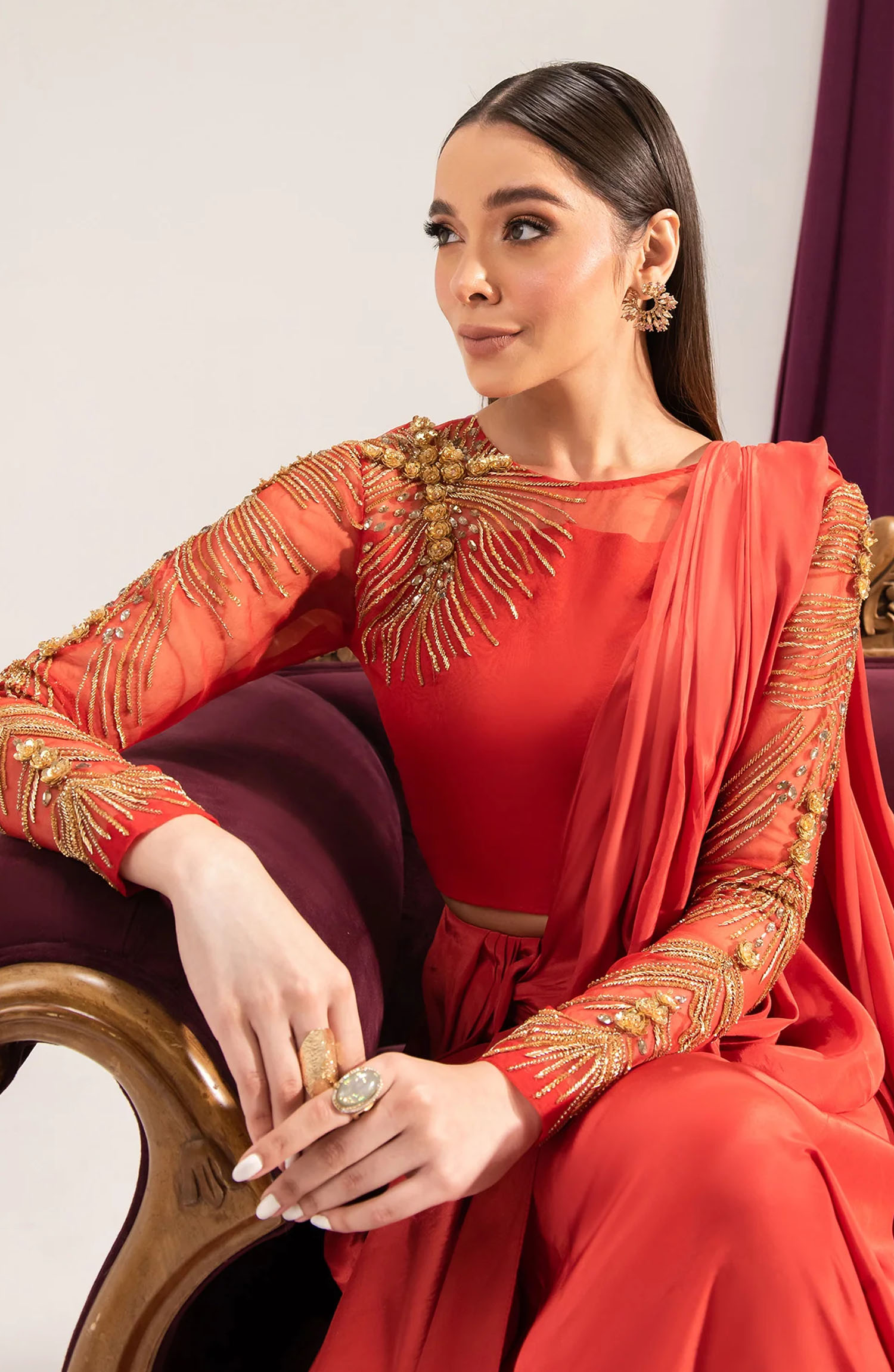 Tiffany Luxury Pret Collection By Maria Osama Khan - Carelian