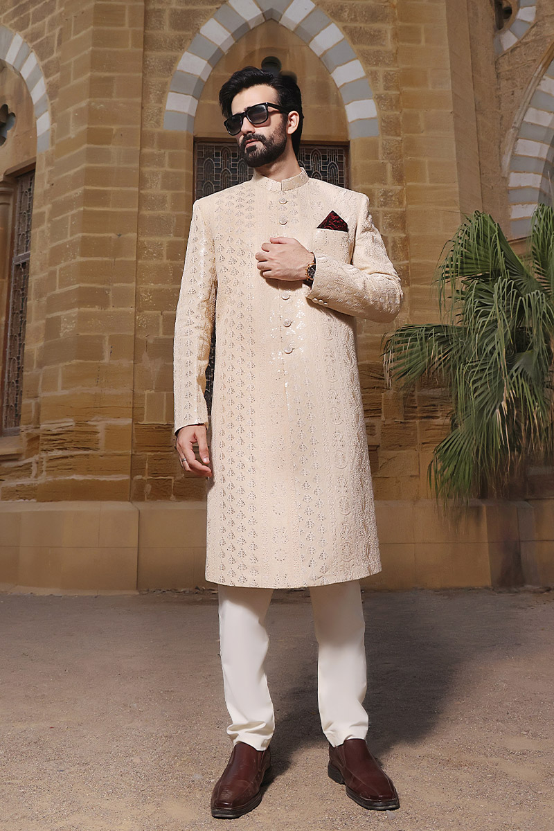 TGM Sherwani Collection - Cinammon Spice