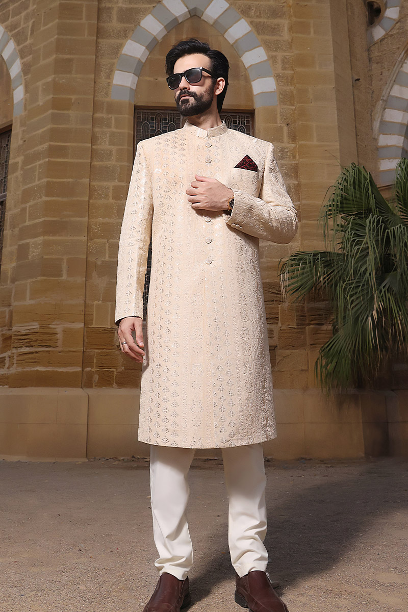 TGM Sherwani Collection - Cinammon Spice