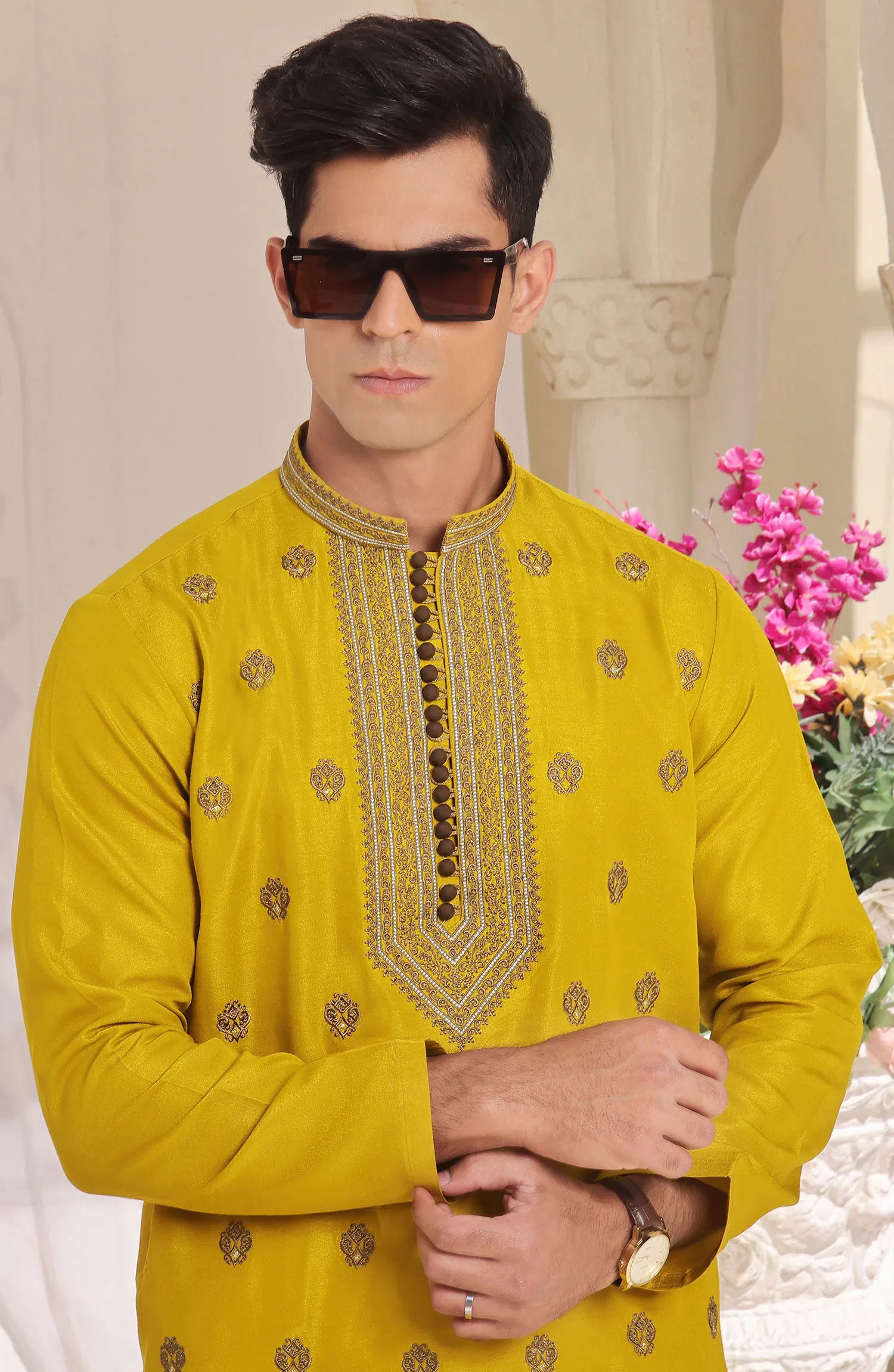 TGM Fancy Kurta Pyjama Collection - Citrus Sparkle