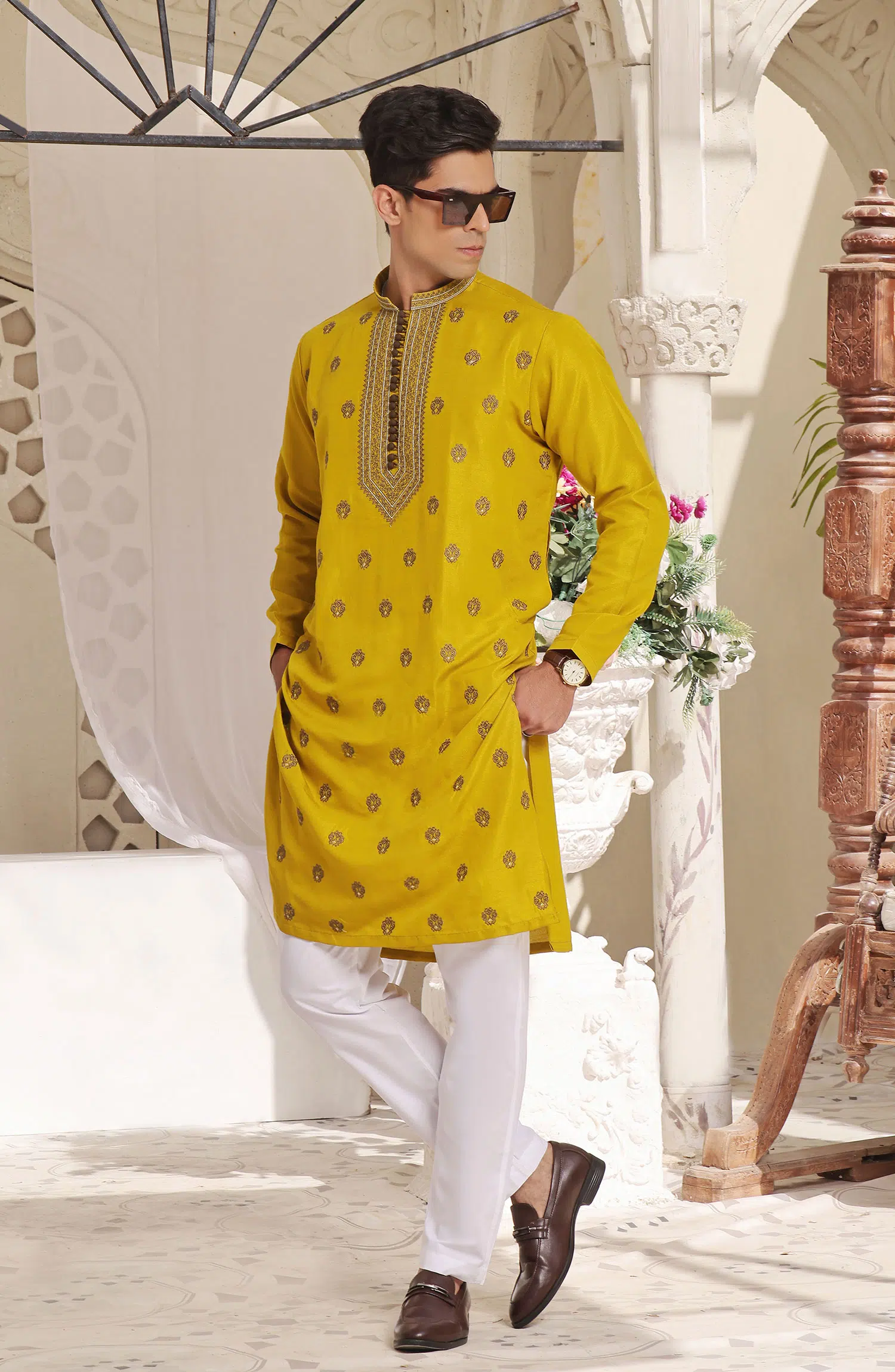 TGM Fancy Kurta Pyjama Collection - Citrus Sparkle