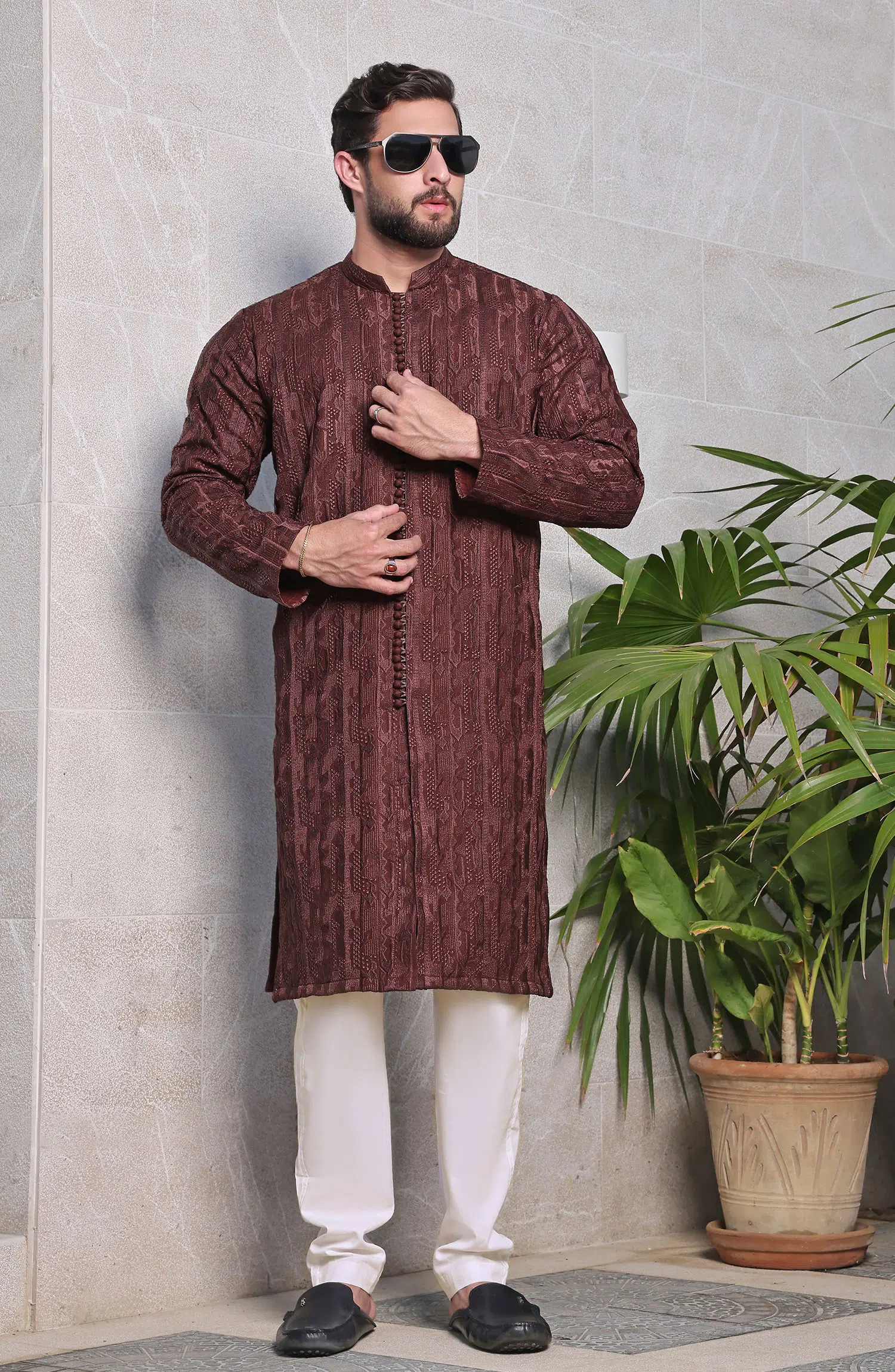 TGM Fancy Kurta Pyjama Collection - Copper Crest