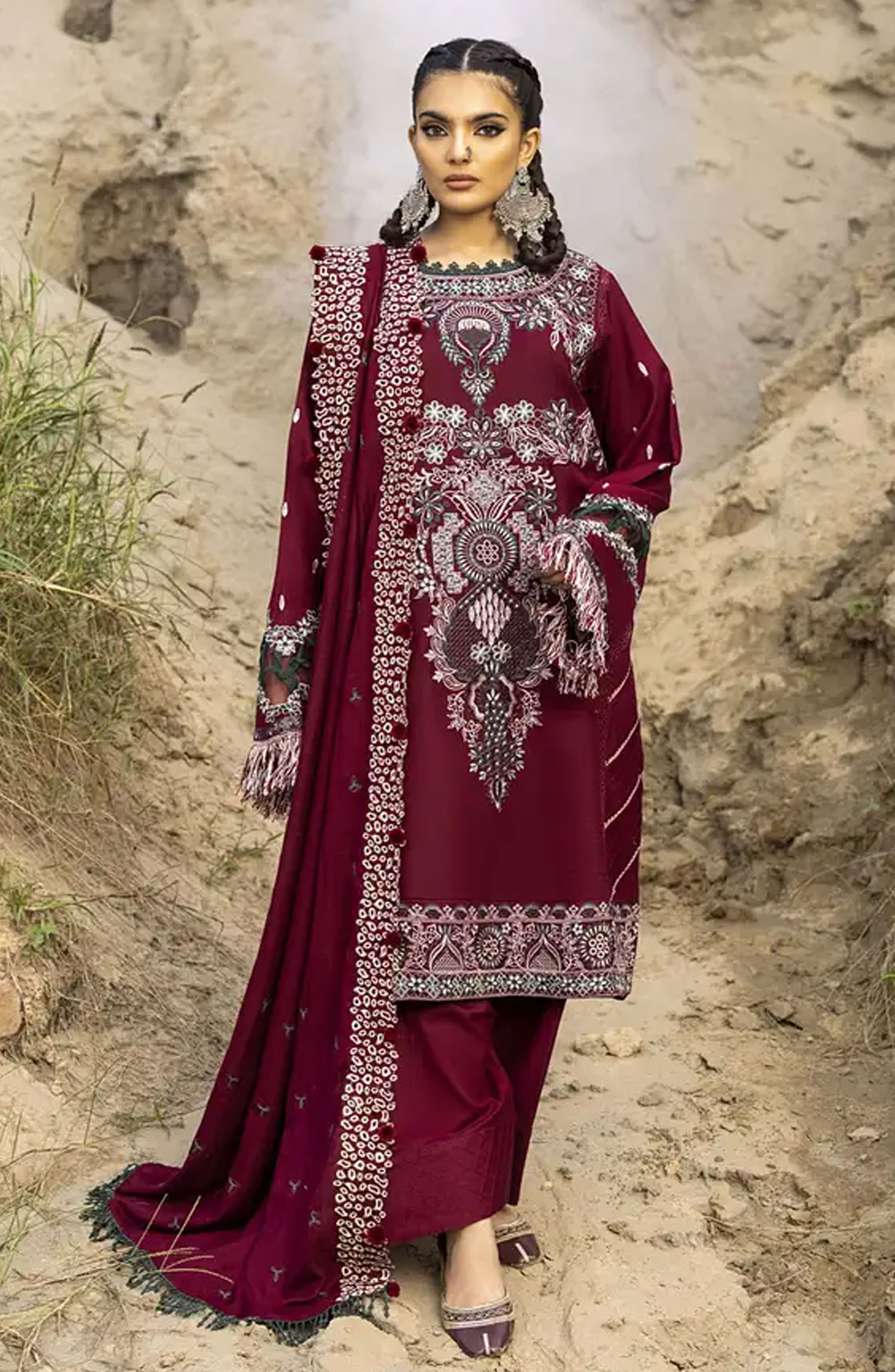 Lyra by Meerak Unstitched Winter Collection 2024 - D-08 Sarosh