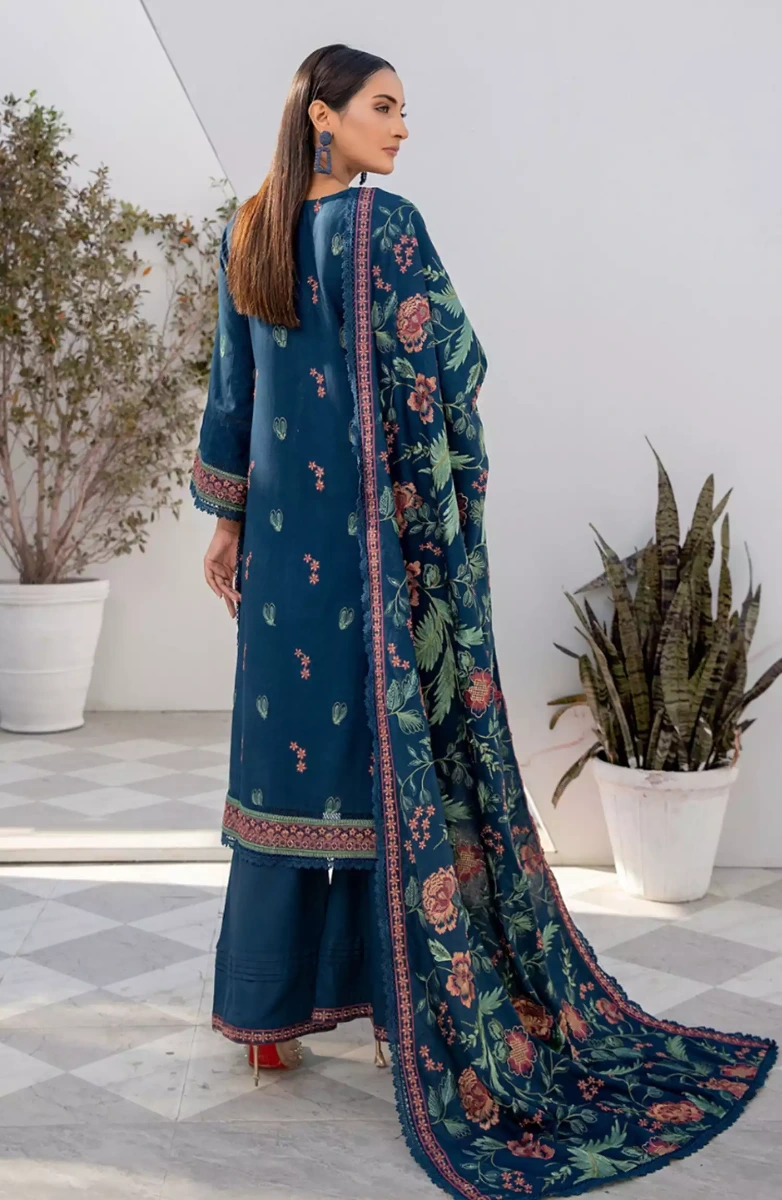 Thread Weaves Dhanak Embroidered Collection - D 23101