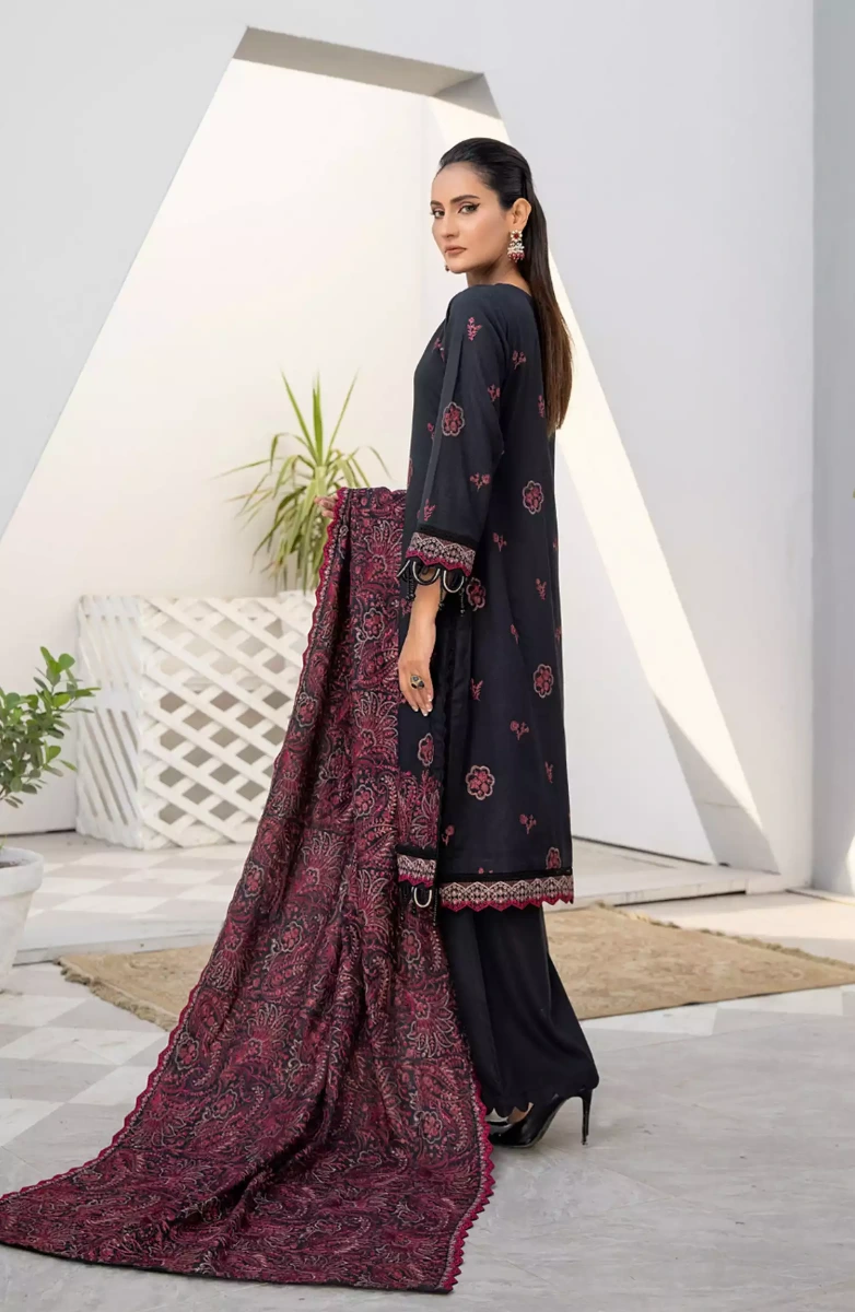 Thread Weaves Dhanak Embroidered Collection - D 23105