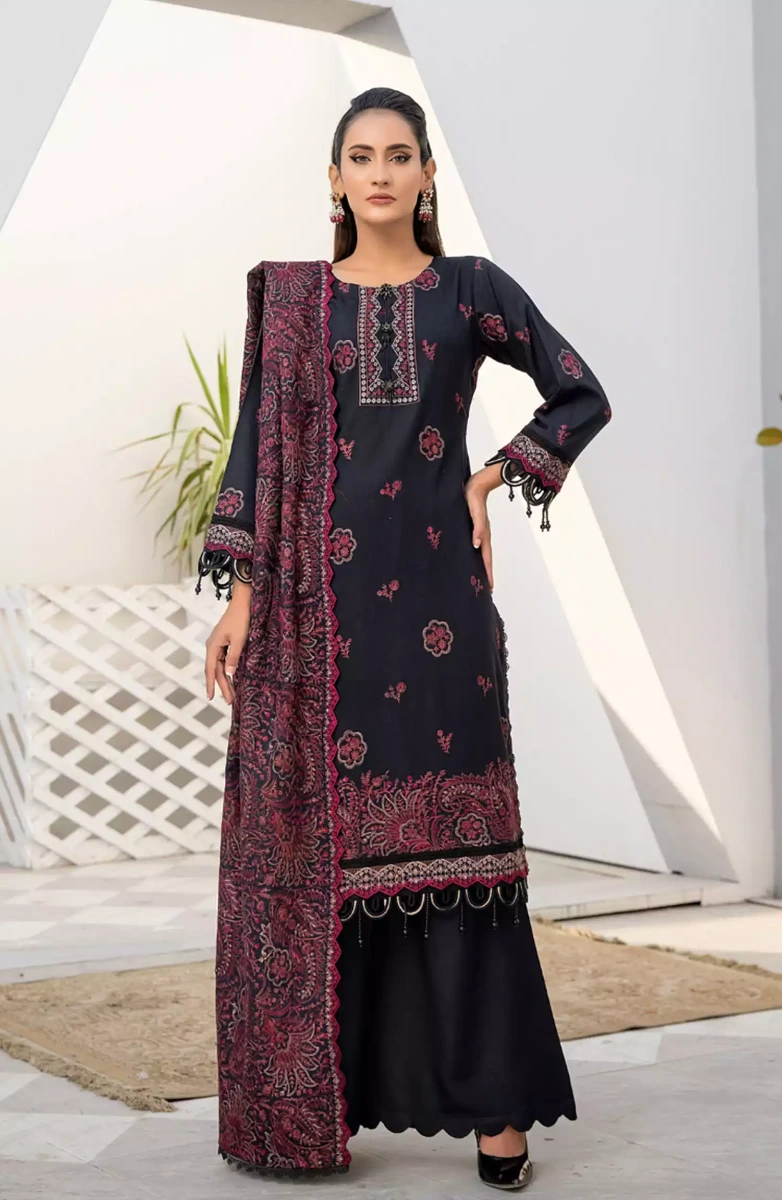 Thread Weaves Dhanak Embroidered Collection - D 23105