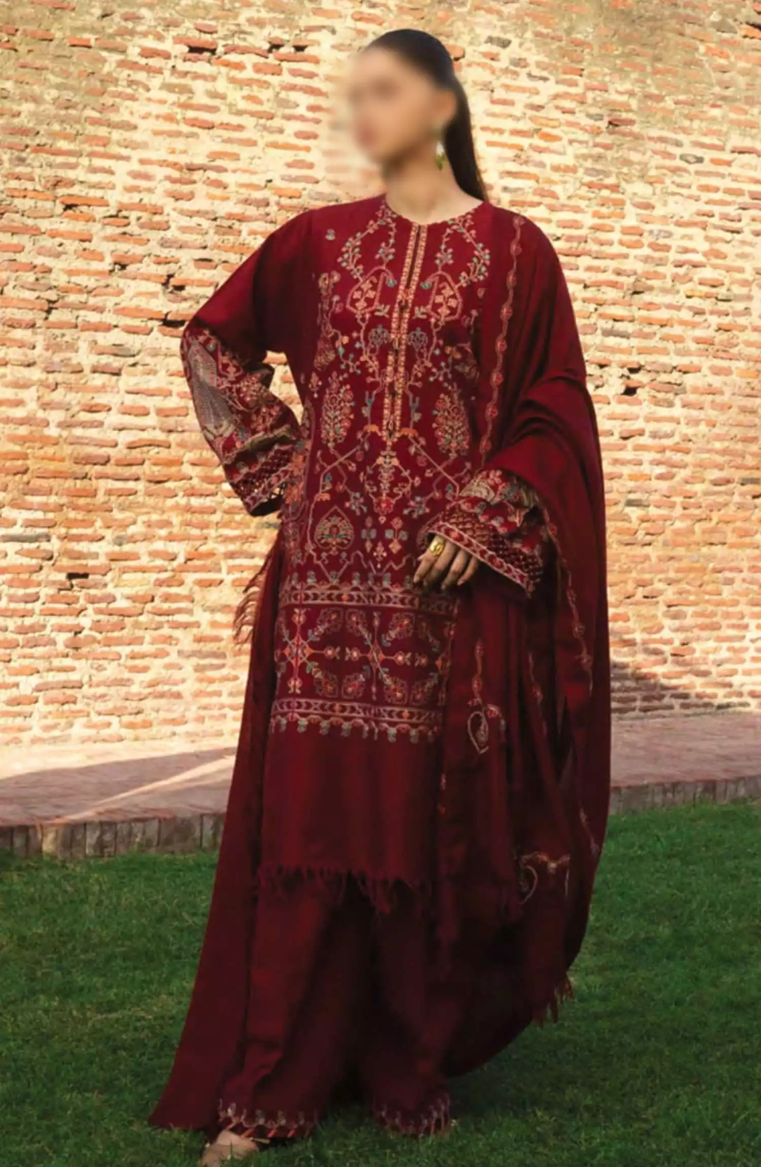 Zara Shahjahan Winter Unstitched 2024 - D8-RAHA