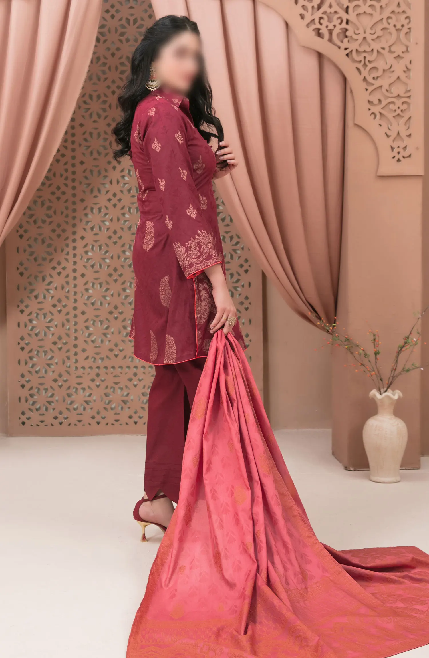 Jana Lawn Broshia Banarsi 3-piece Collection 2024 P1V - D 2731