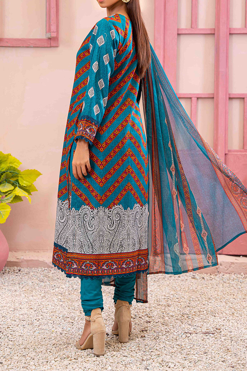 Designer Lawn Chiffon Dupatta Collection - AM - DCD 07