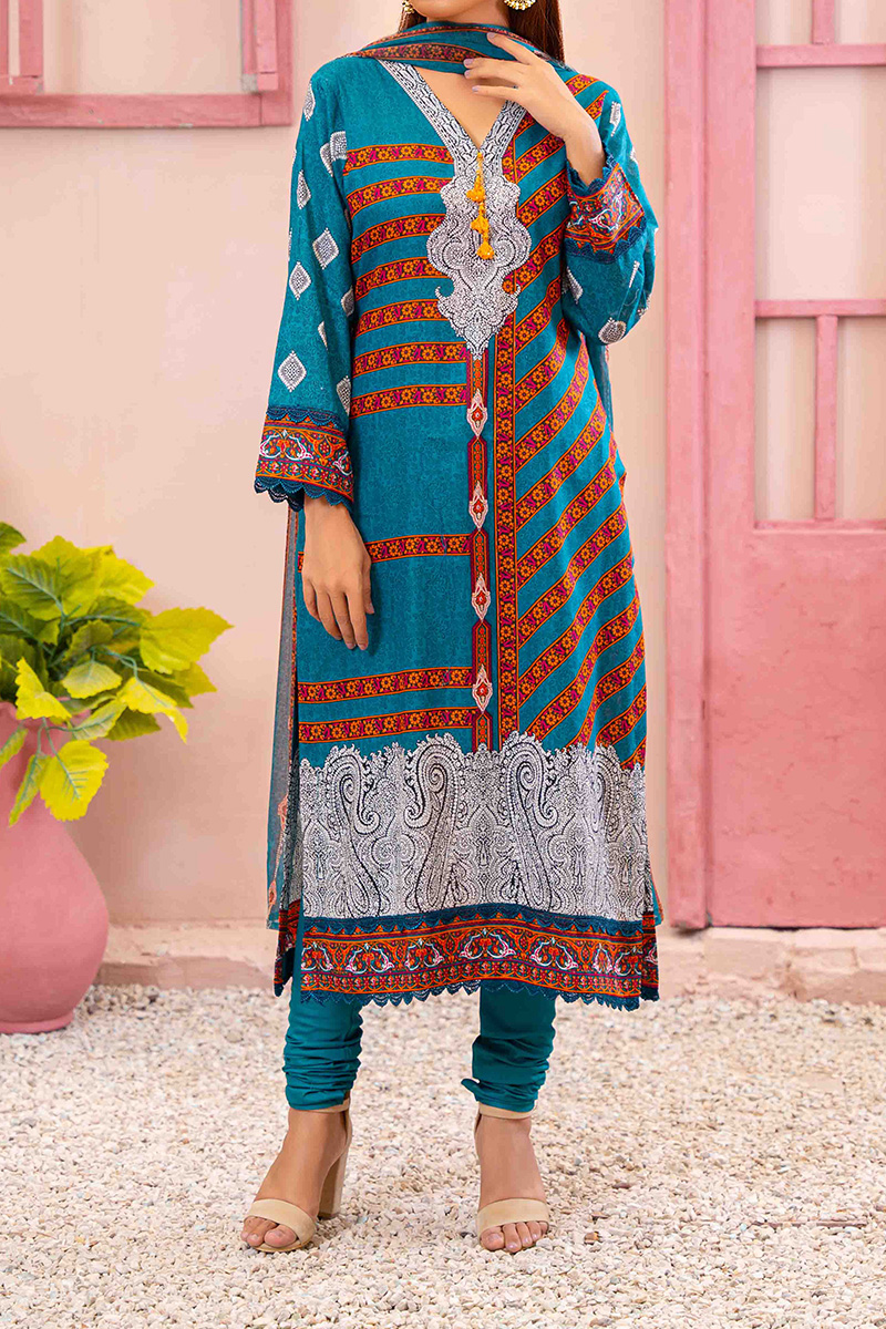 Designer Lawn Chiffon Dupatta Collection - AM - DCD 07