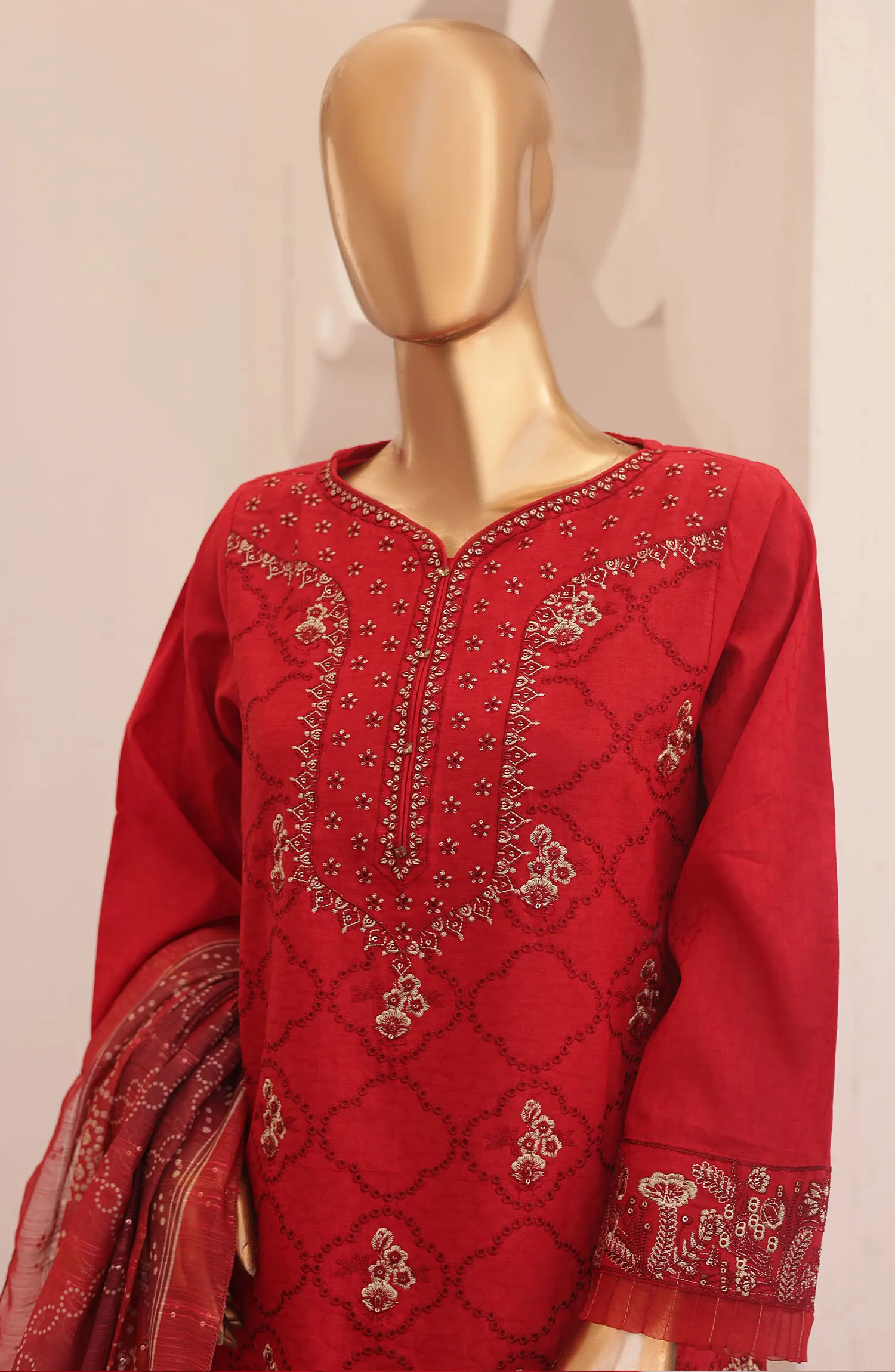 Qalamkar Lawn Pret Collection 2024 - Design 01