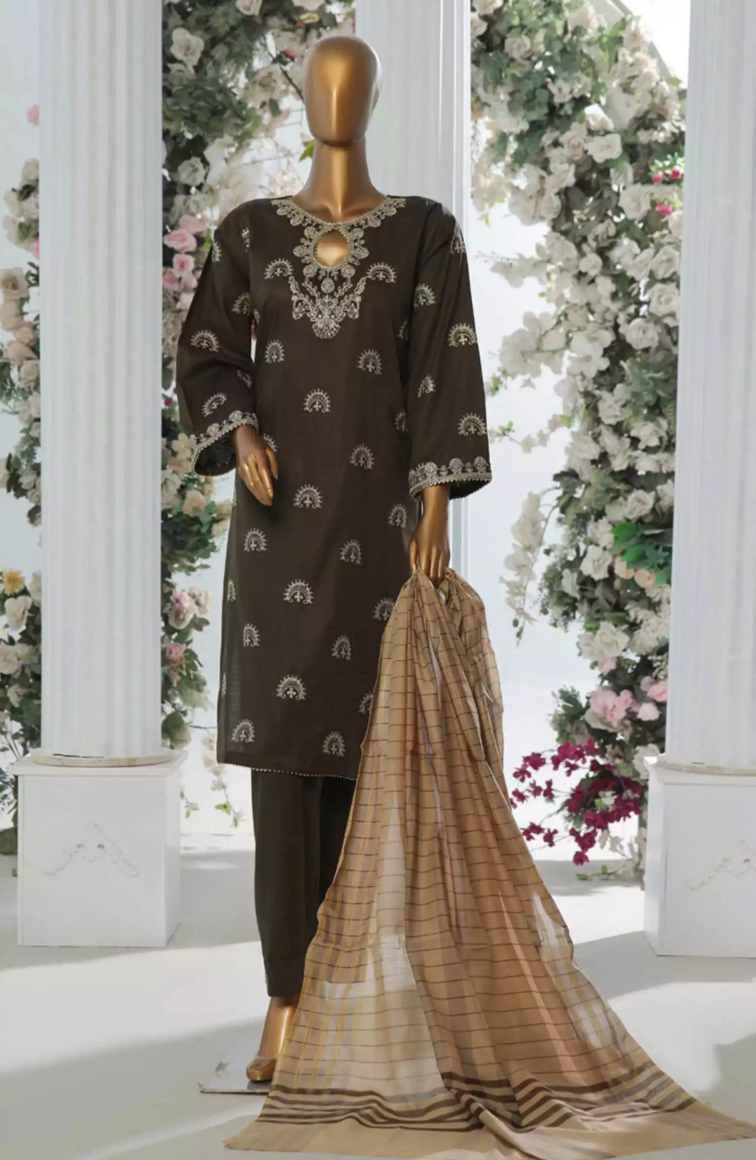 Seerat Embroidered Unstithced Collection Vol 01 - SEC-DESIGN-01