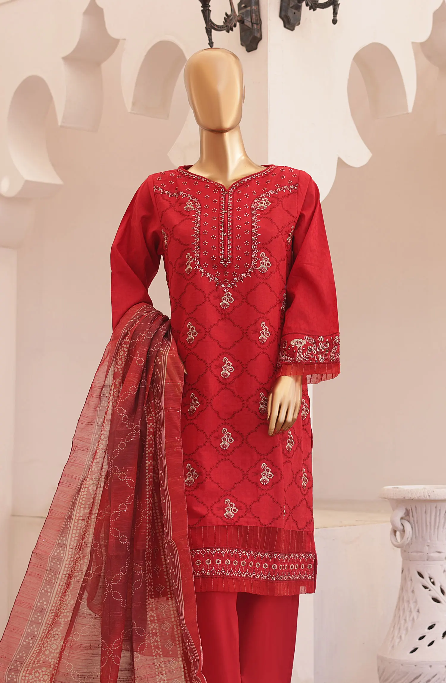 Qalamkar Lawn Pret Collection 2024 - Design 01