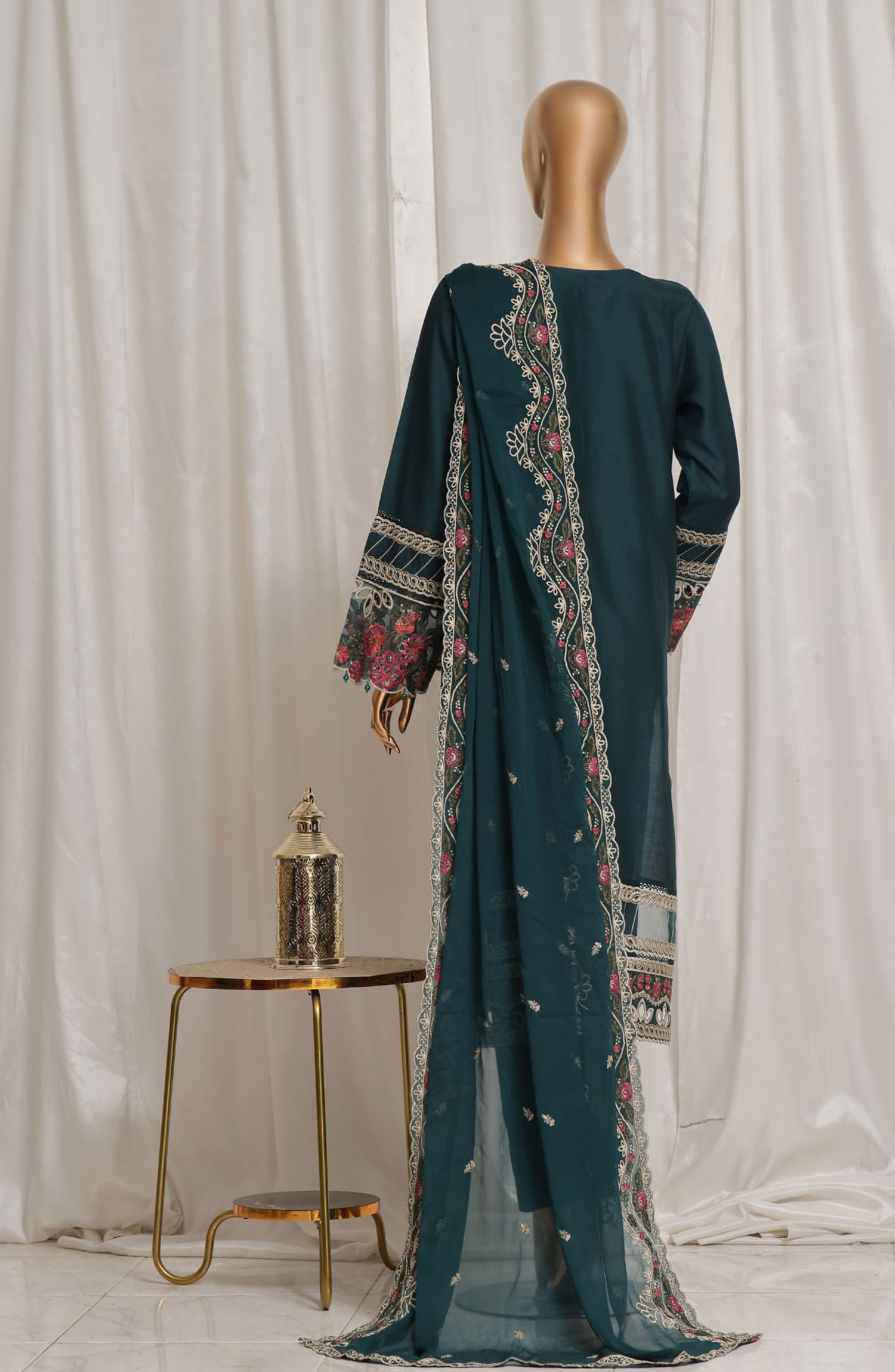 Sadabahar Luxury Embroidered Rod Silk Collection - Design 02