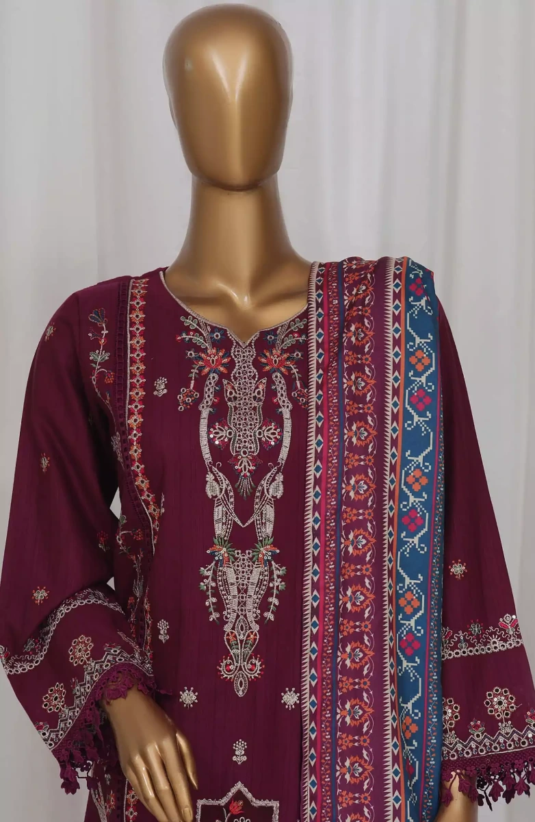 Sadabahar Luxury Embroidered Khaddar Collection Vol 01 - Design 02