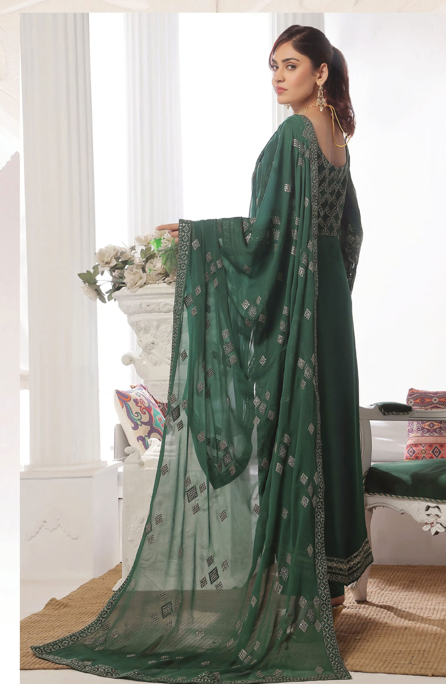 Amour Embroidered Luxury Chiffon Unstitched Collection By Soghat - Design 03