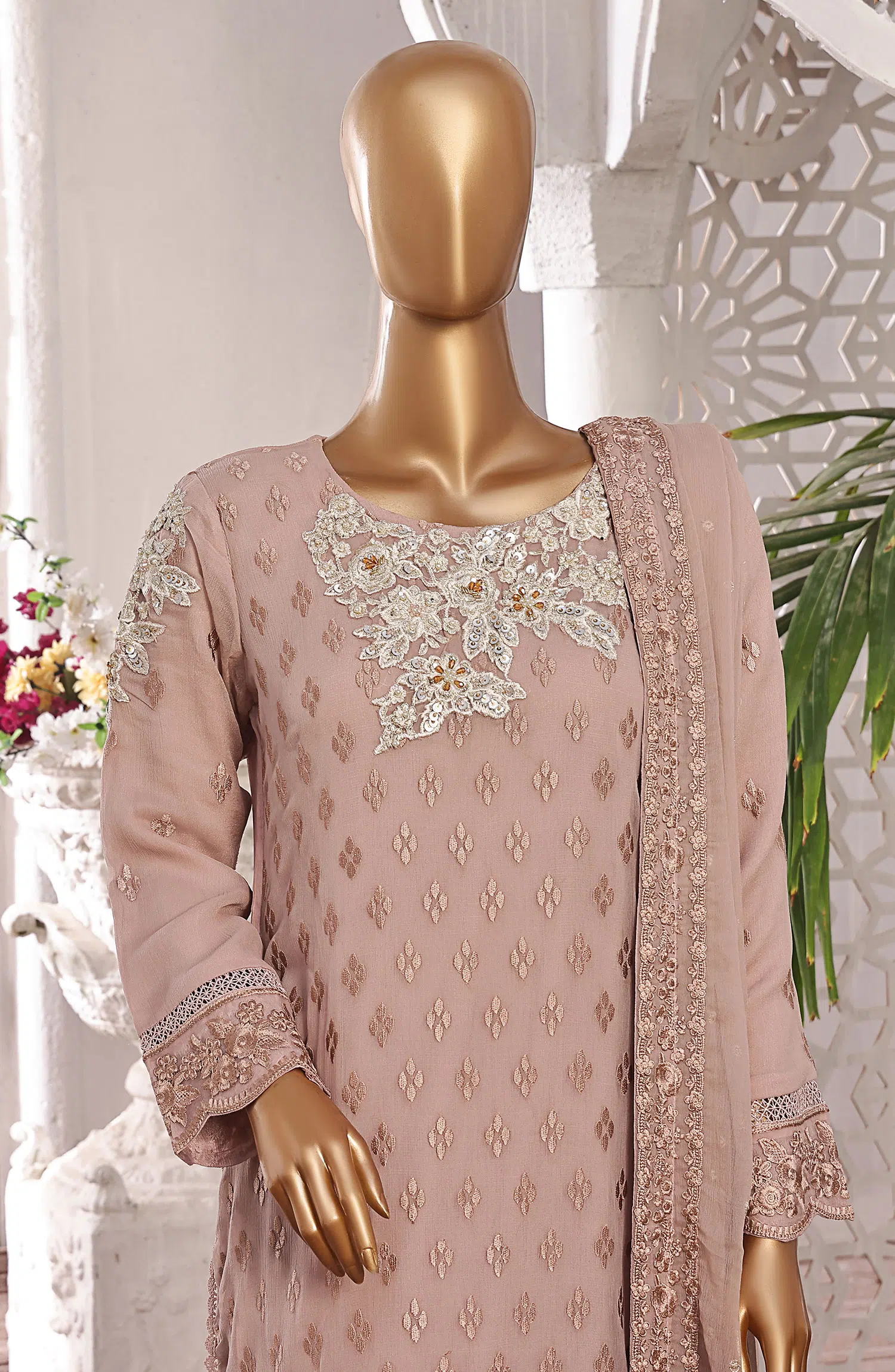 Dastan Chiffon Formal 3 PC Stitched Collection - Design 04